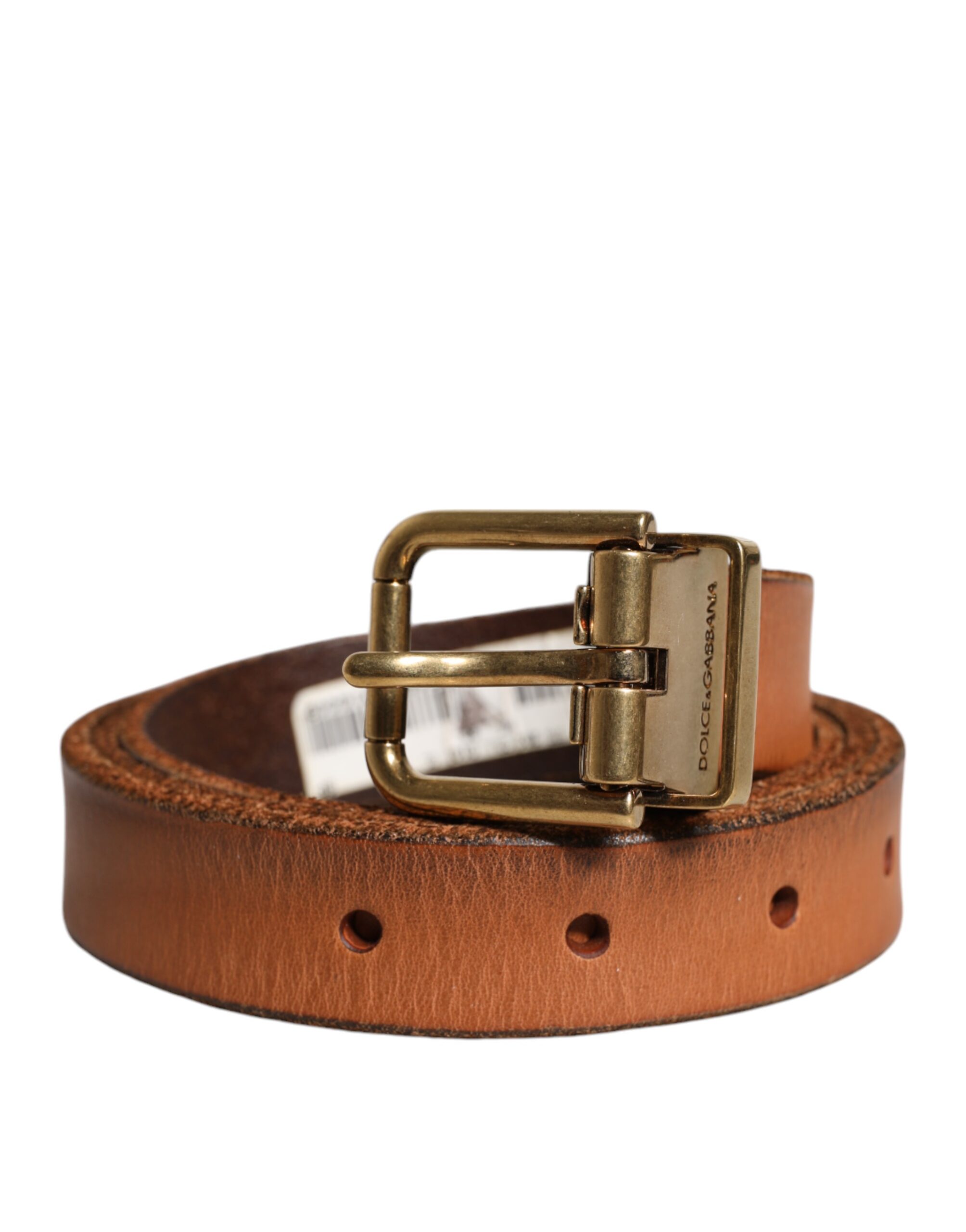 Leather Belt with Buckle