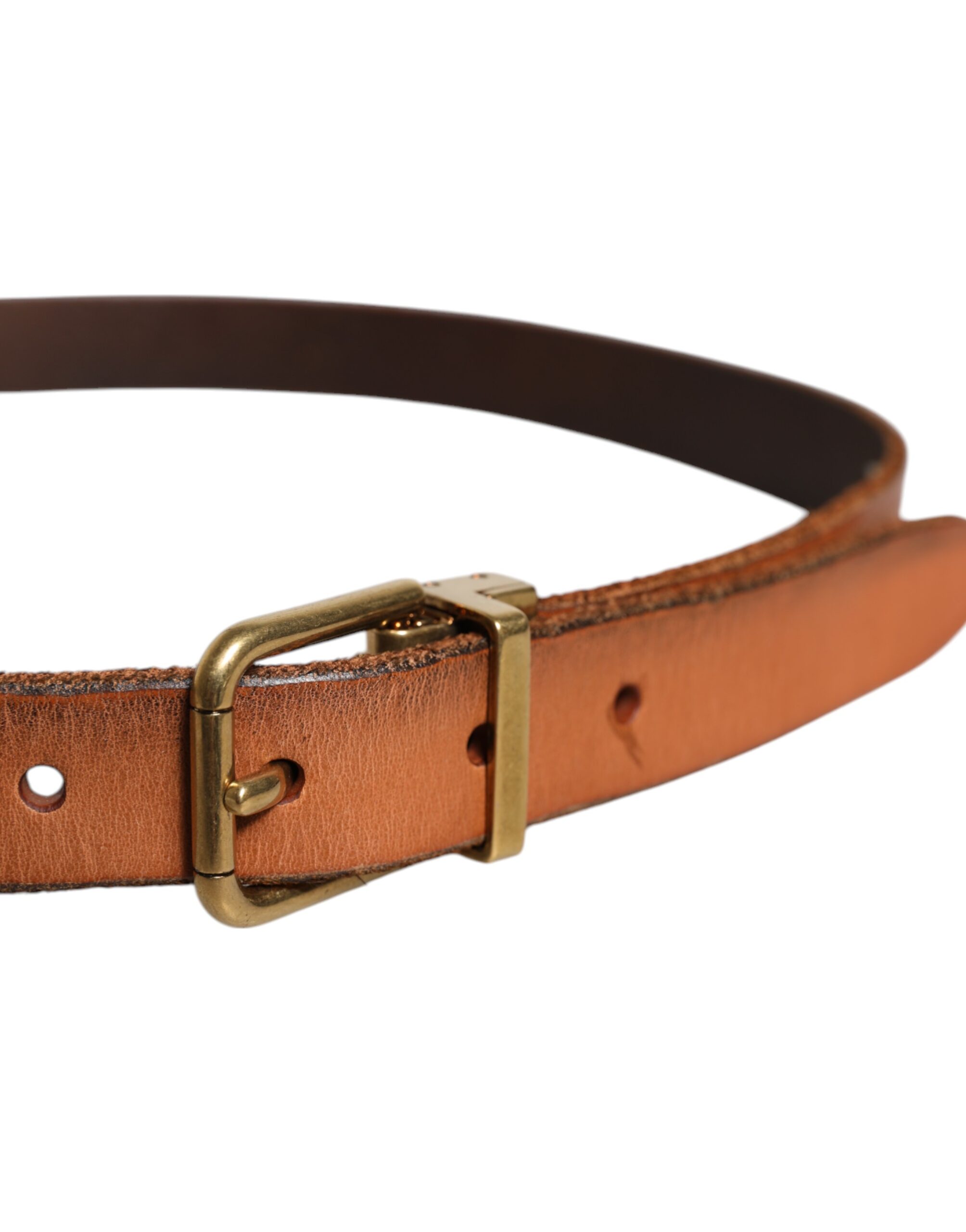 Leather Belt with Buckle
