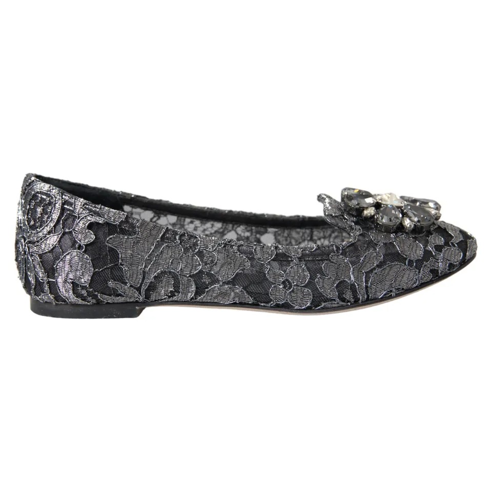 Lace Ballerina FlatsFloral Embellished Style