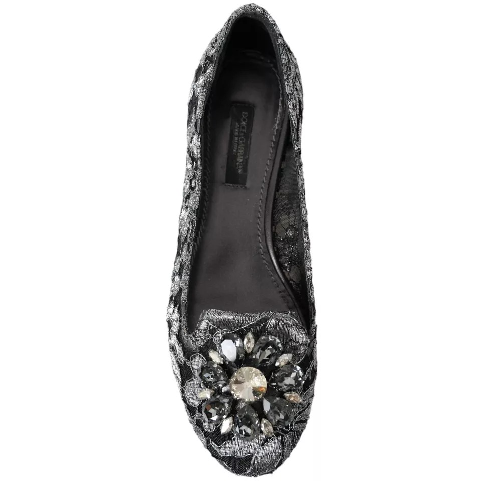 Lace Ballerina FlatsFloral Embellished Style