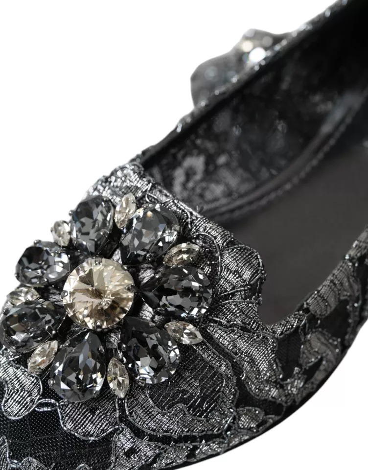 Lace Ballerina FlatsFloral Embellished Style