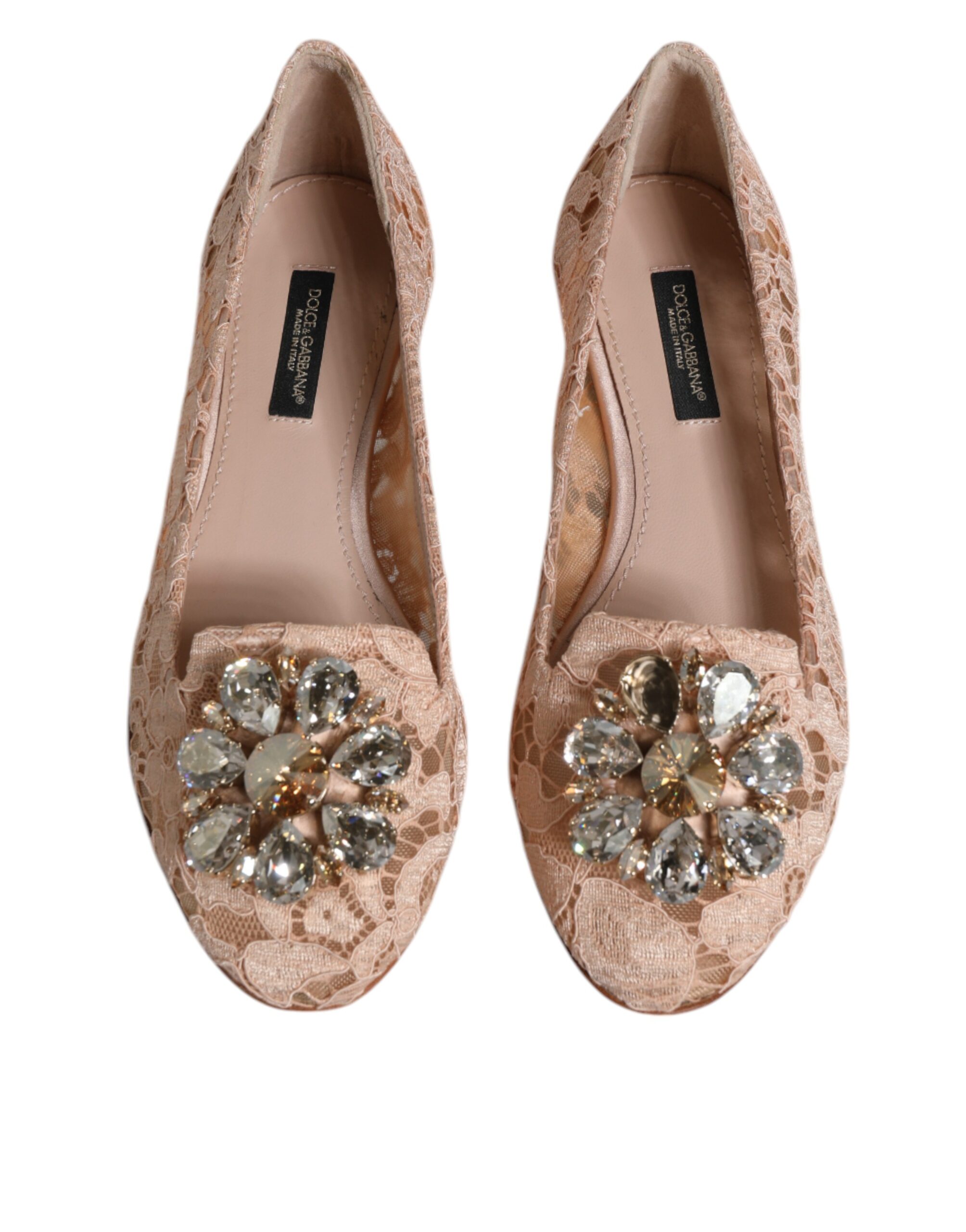 Lace Ballerinas CrystalEmbellished Style