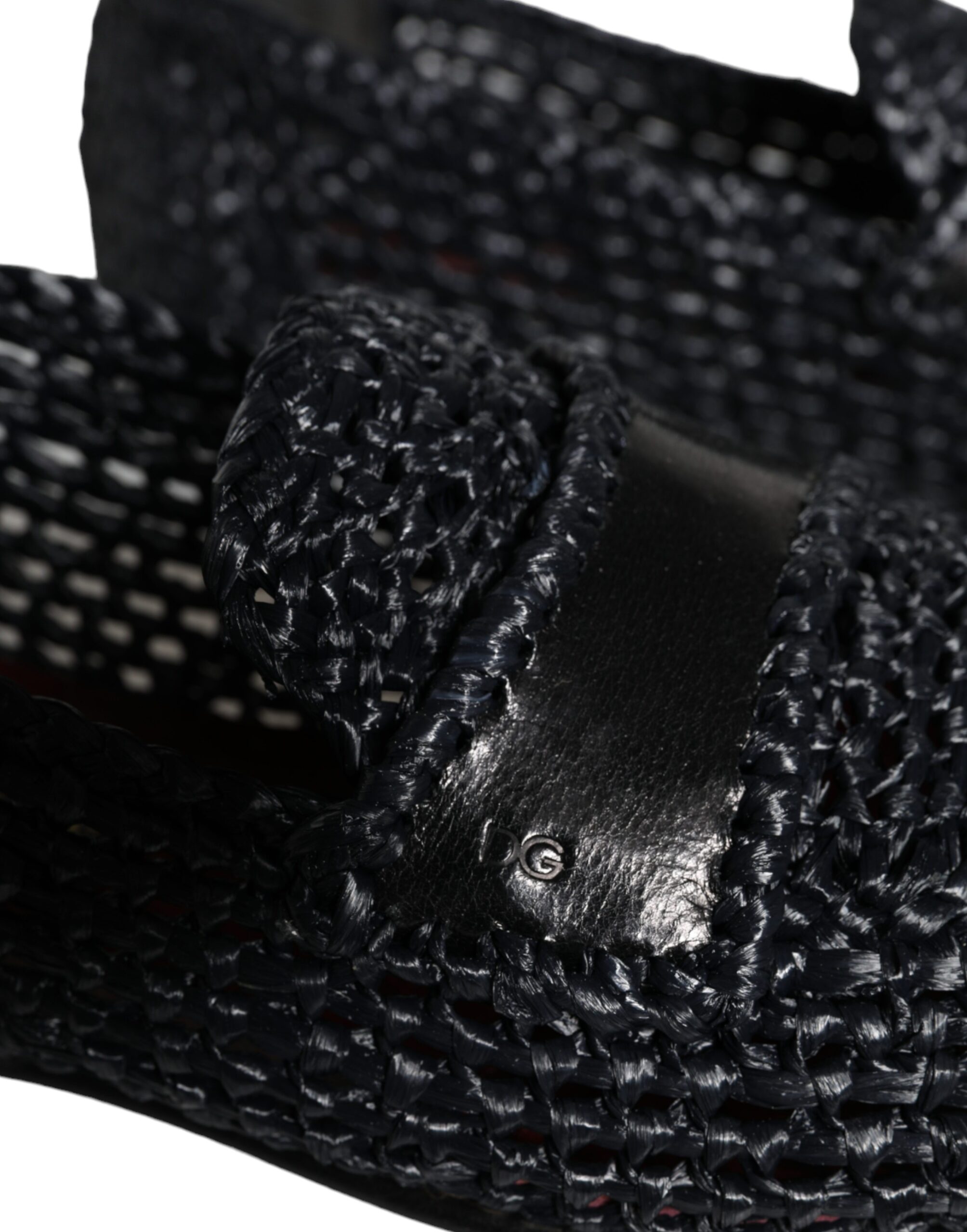 Woven Leather Loafers SlipOn