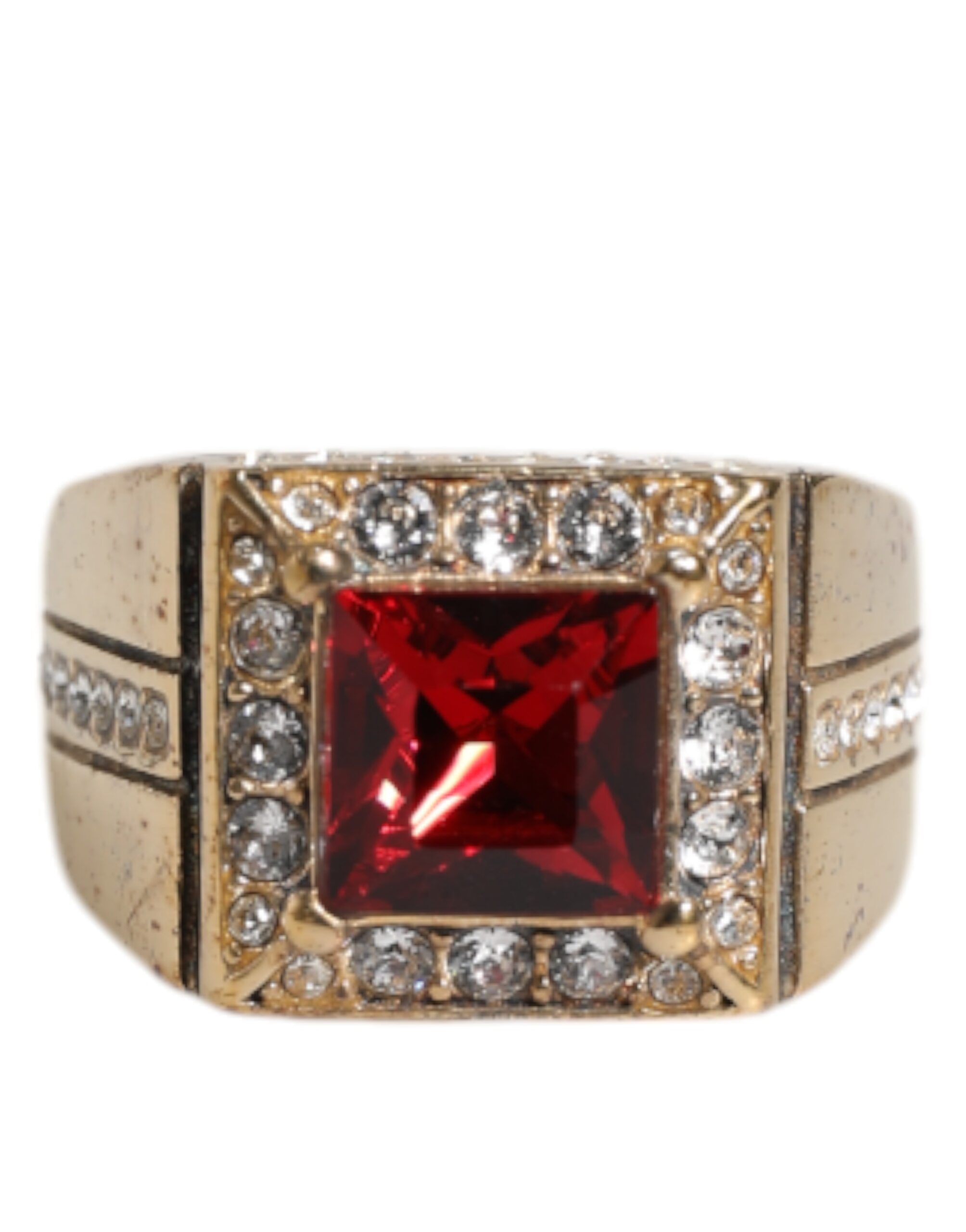 Red Gemstone Signet Ring