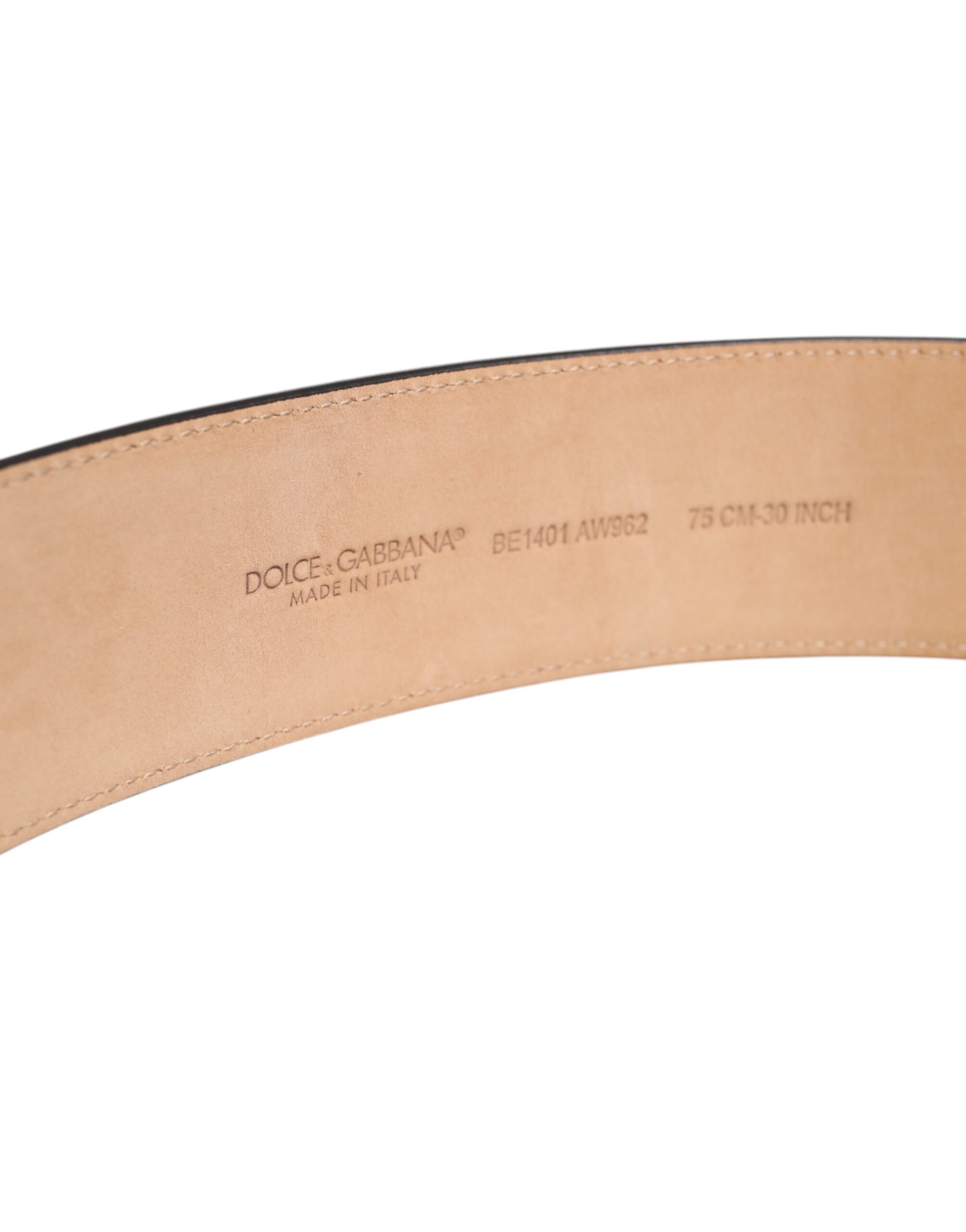 Leather Belt with Gold Buckle