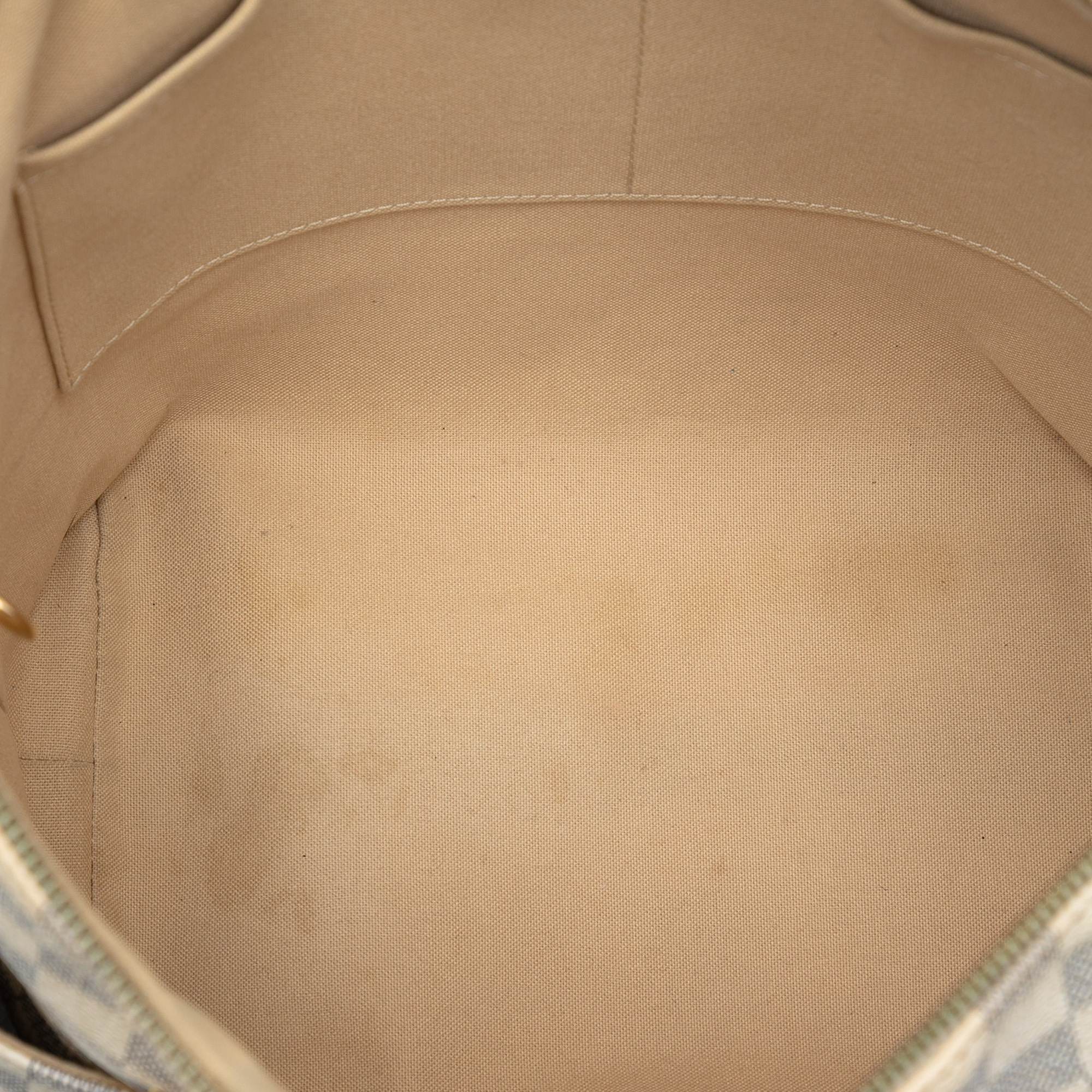 Pre-owned Checkered Coated Canvas Tote Bag