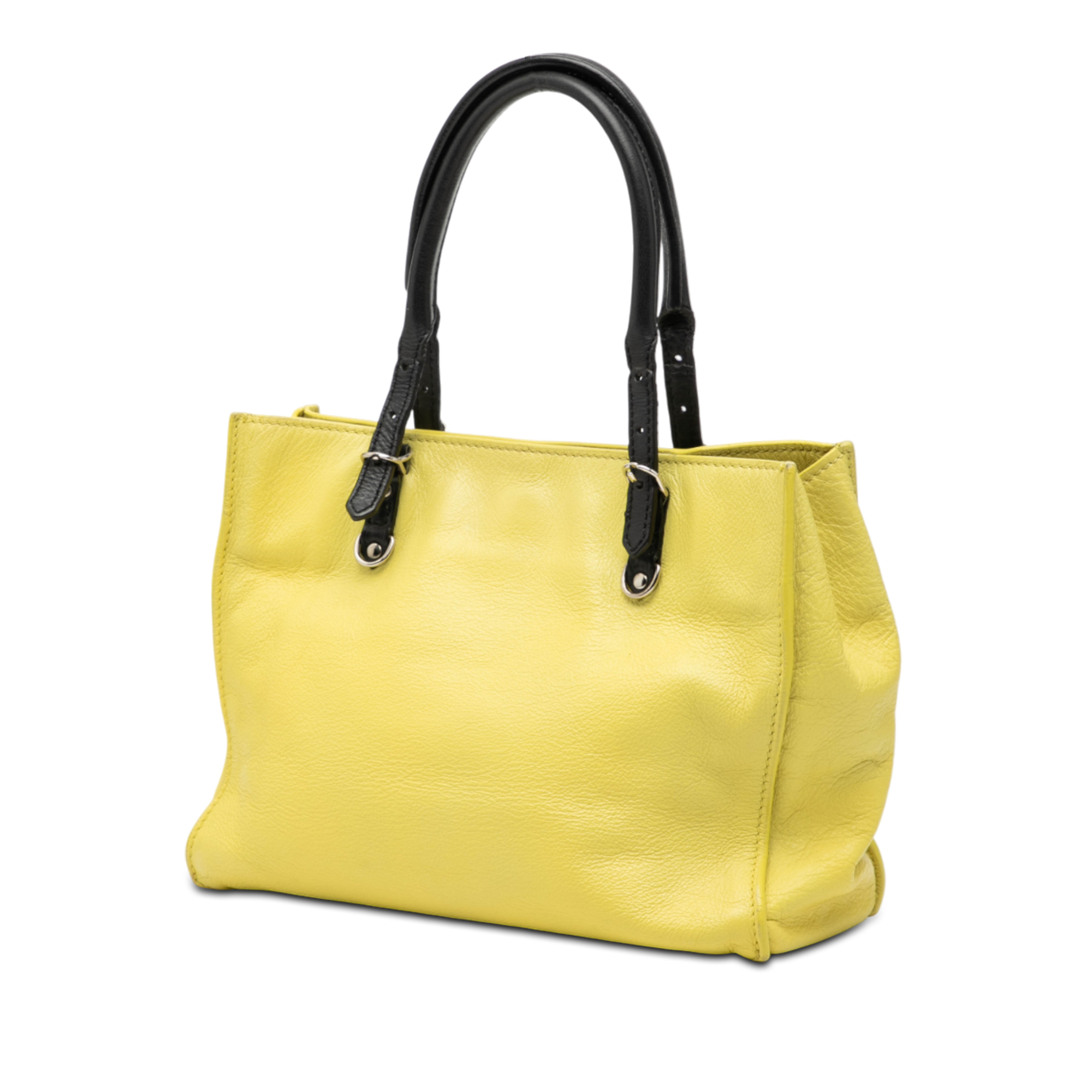 Pre-owned Leather Tote Bag