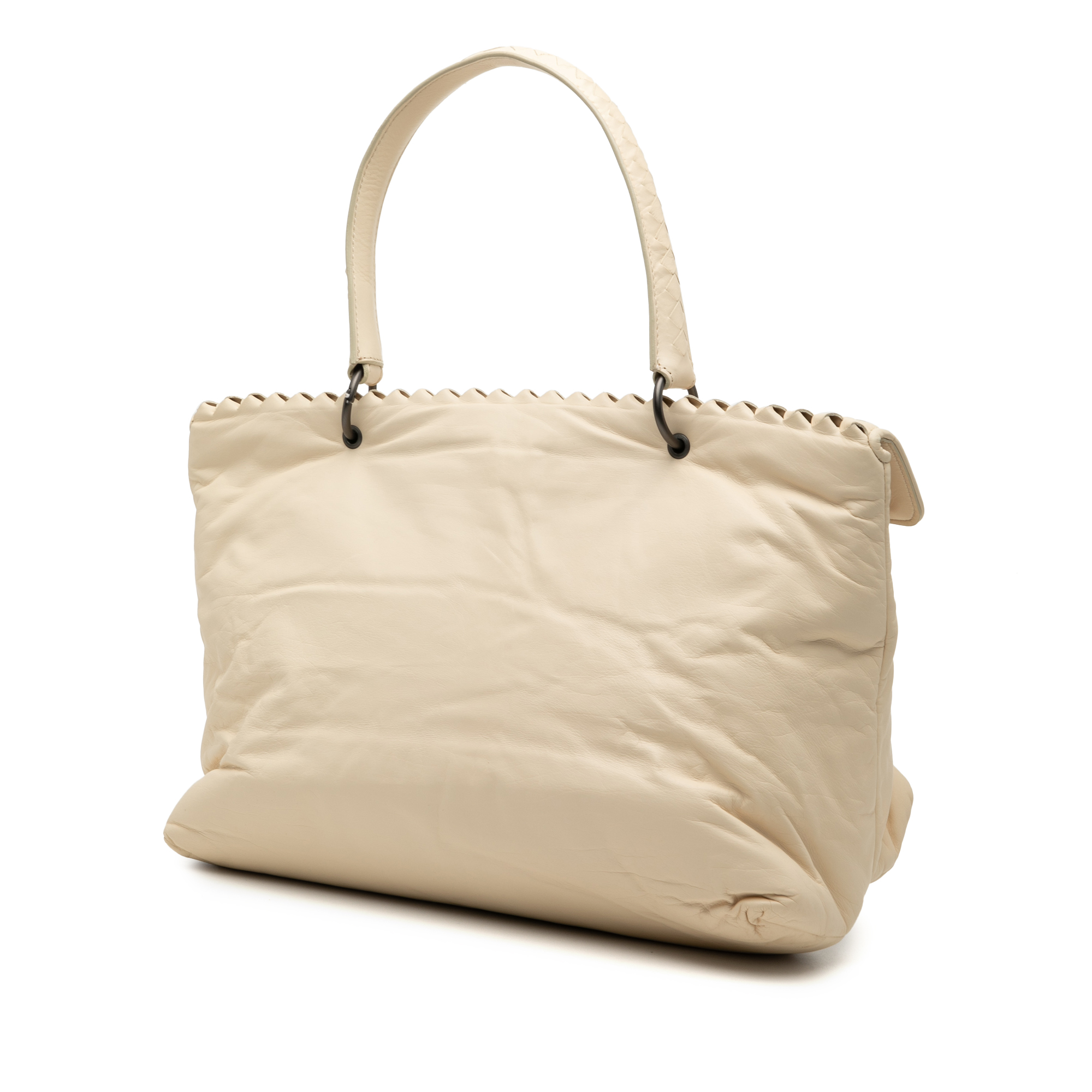 Pre-owned Leather Tote Bag
