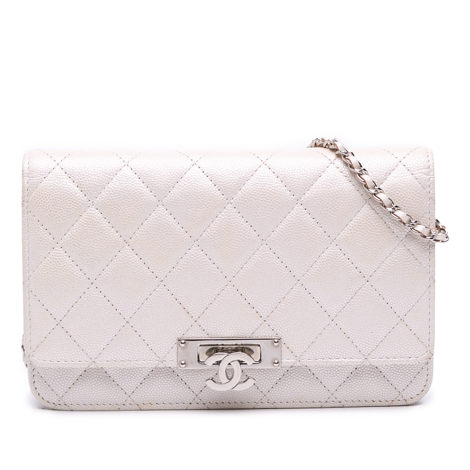 Wallet On Chain Quilted Crossbody
