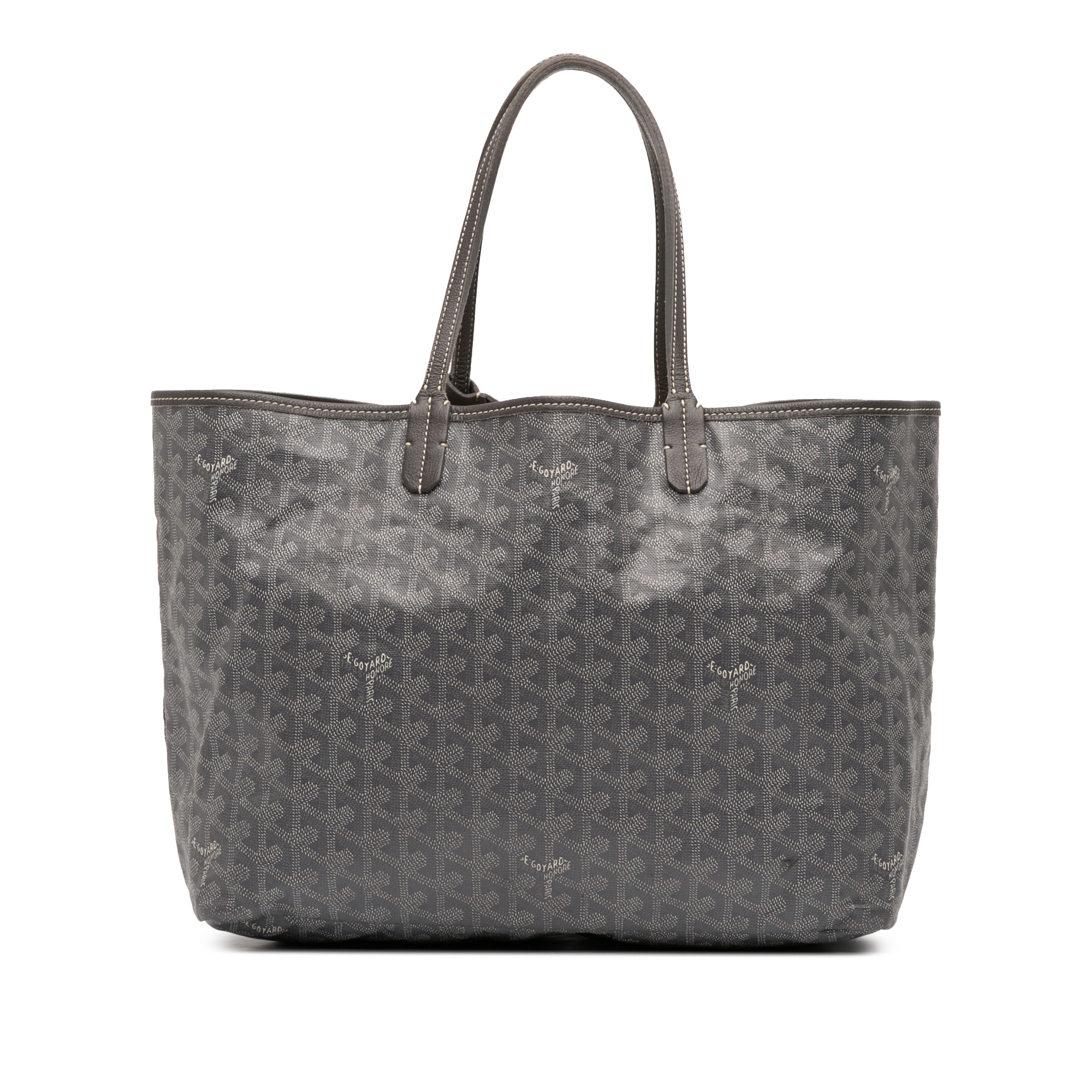 Pre-owned Printed Coated Canvas Tote