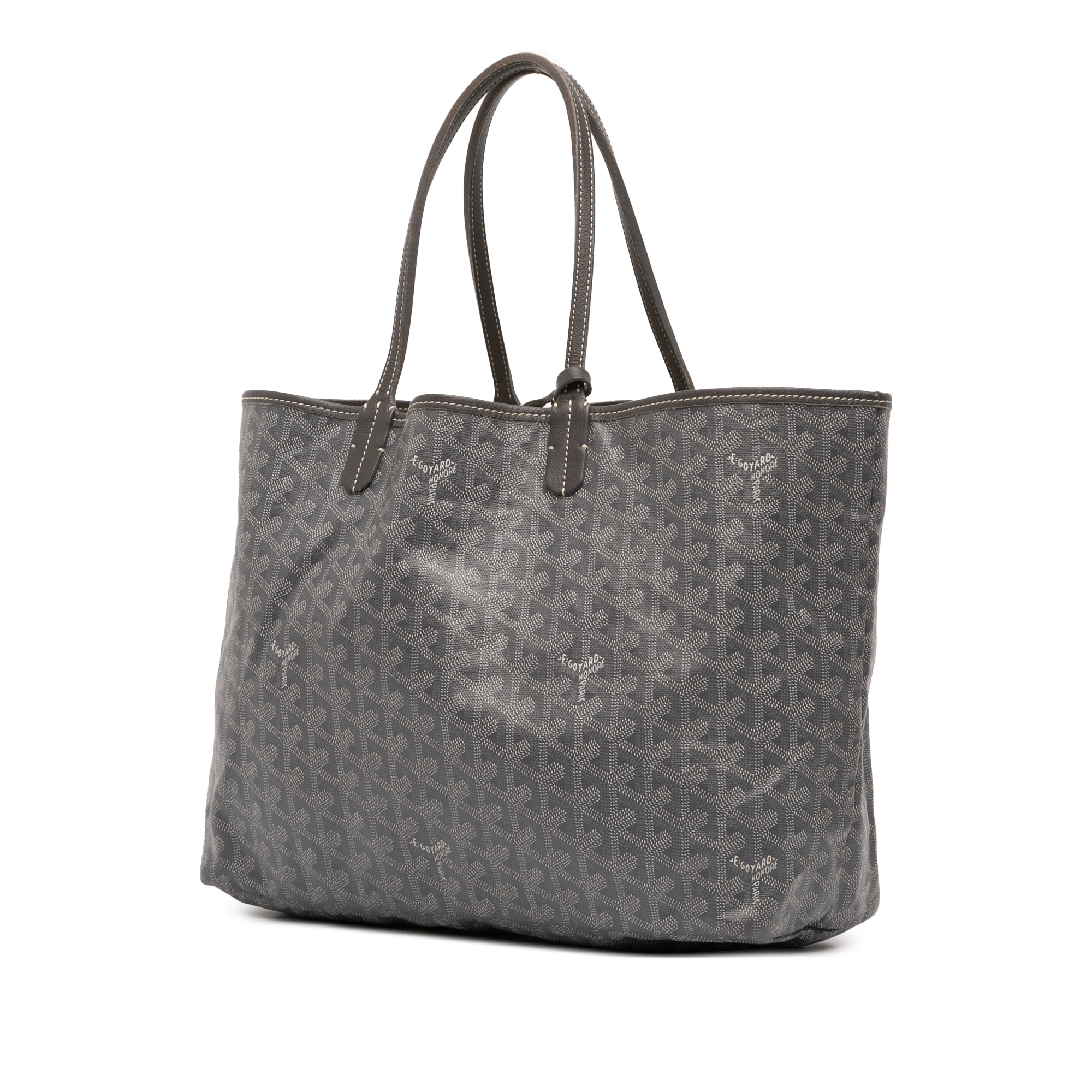 Pre-owned Printed Coated Canvas Tote