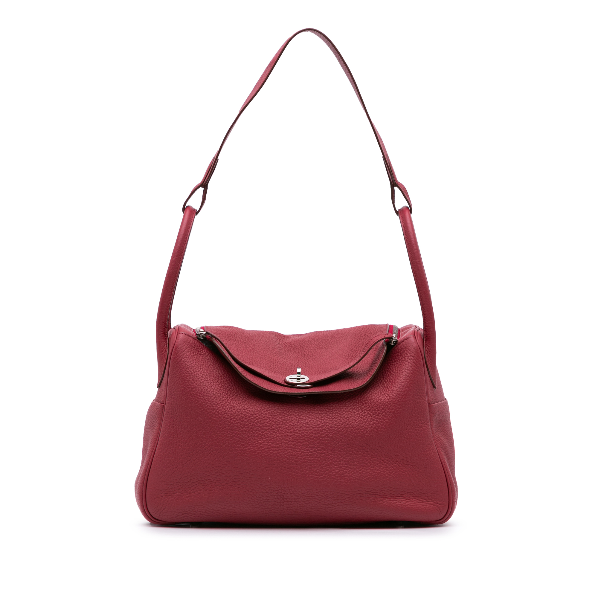 Picotin Lock Leather Handbag
