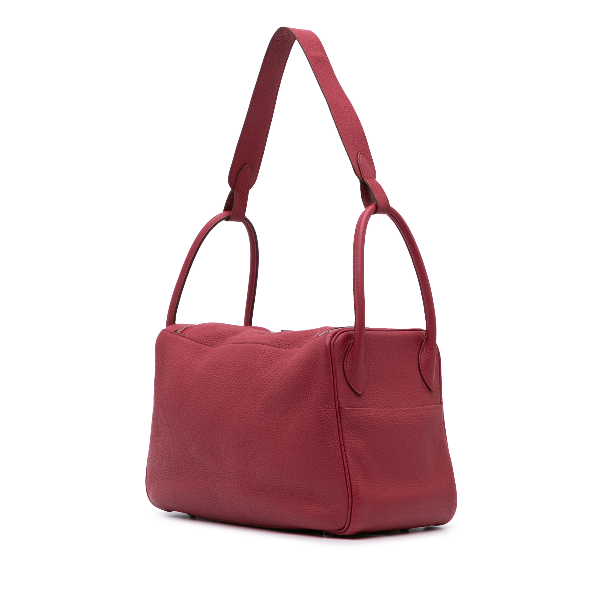 Picotin Lock Leather Handbag