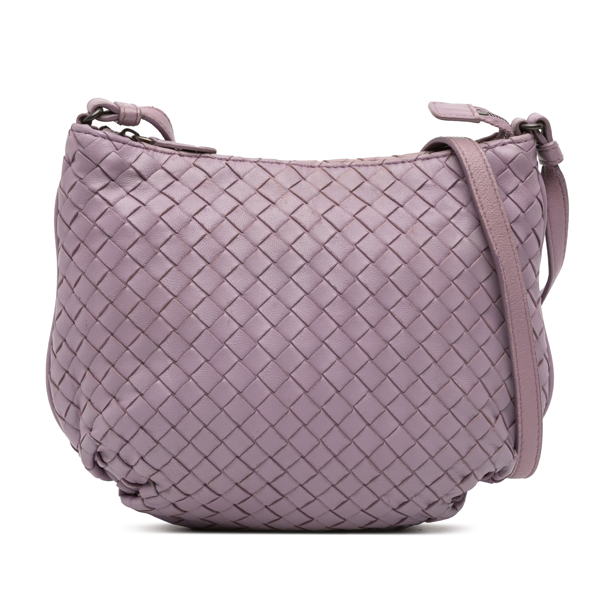 Pre-owned Woven Leather Shoulder Bag