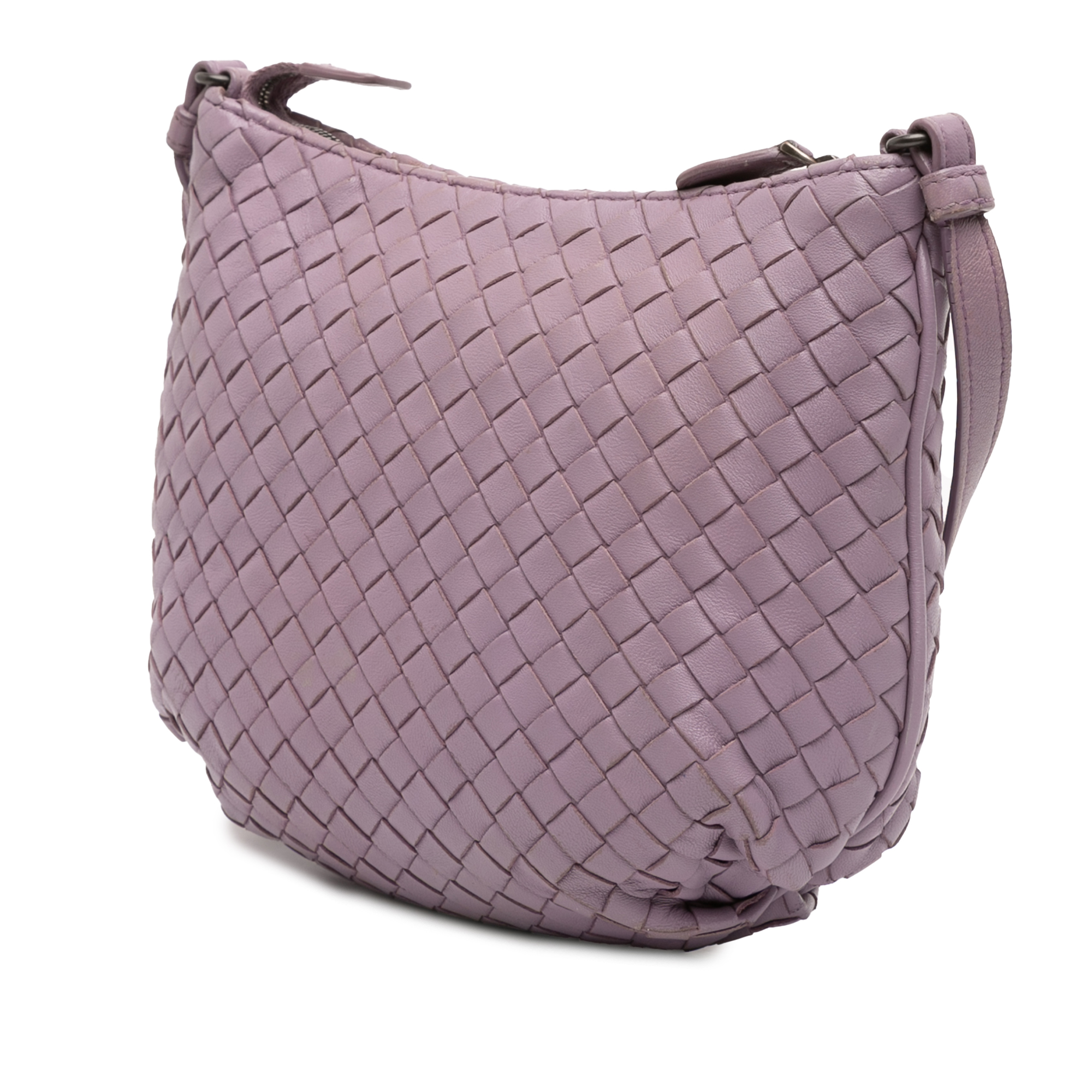 Pre-owned Woven Leather Shoulder Bag