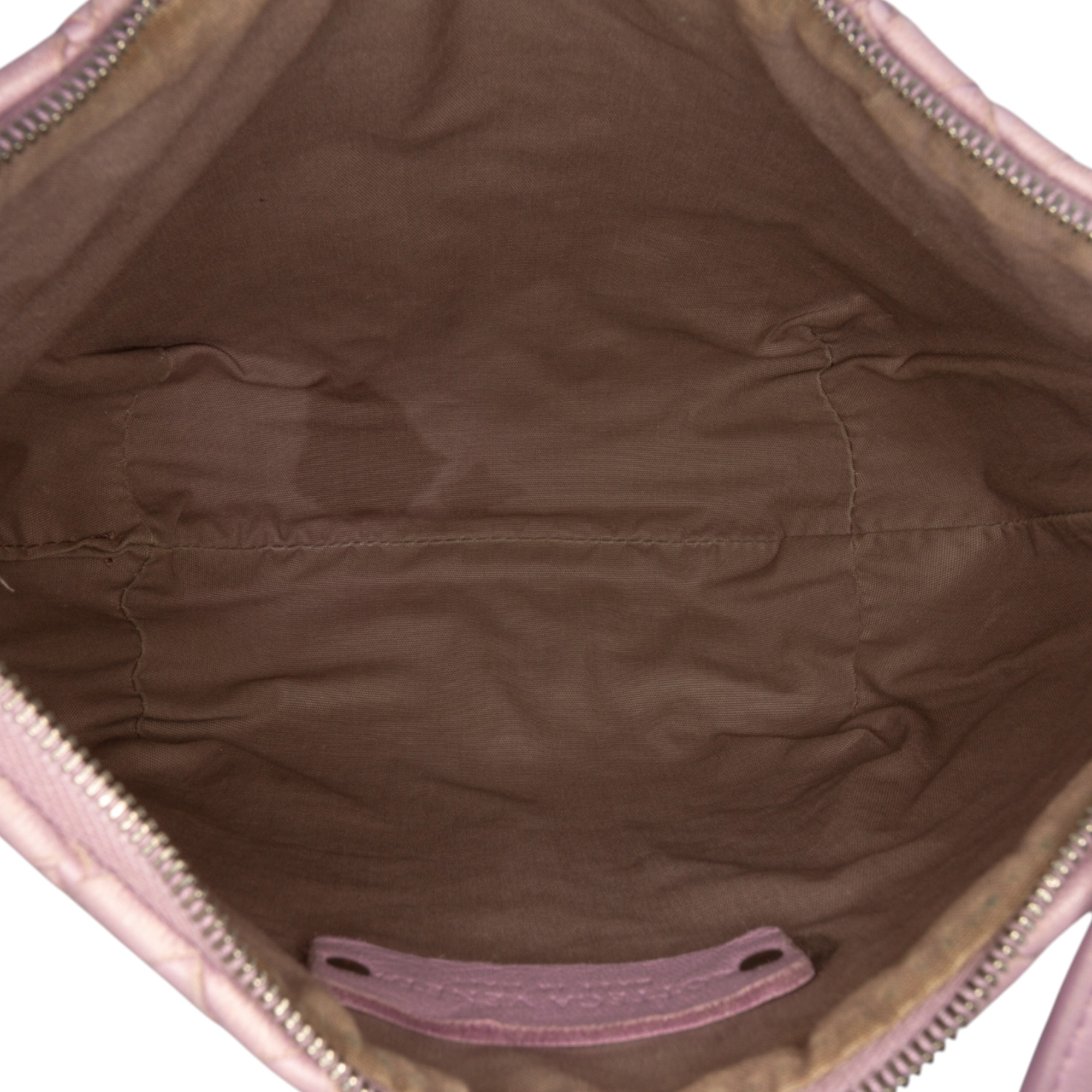 Pre-owned Woven Leather Shoulder Bag