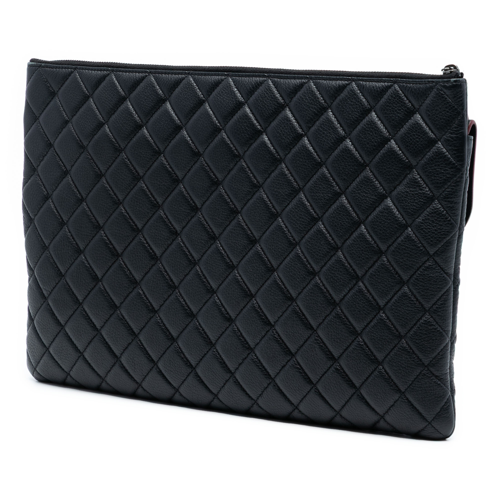 Pre-owned Quilted Leather Clutch
