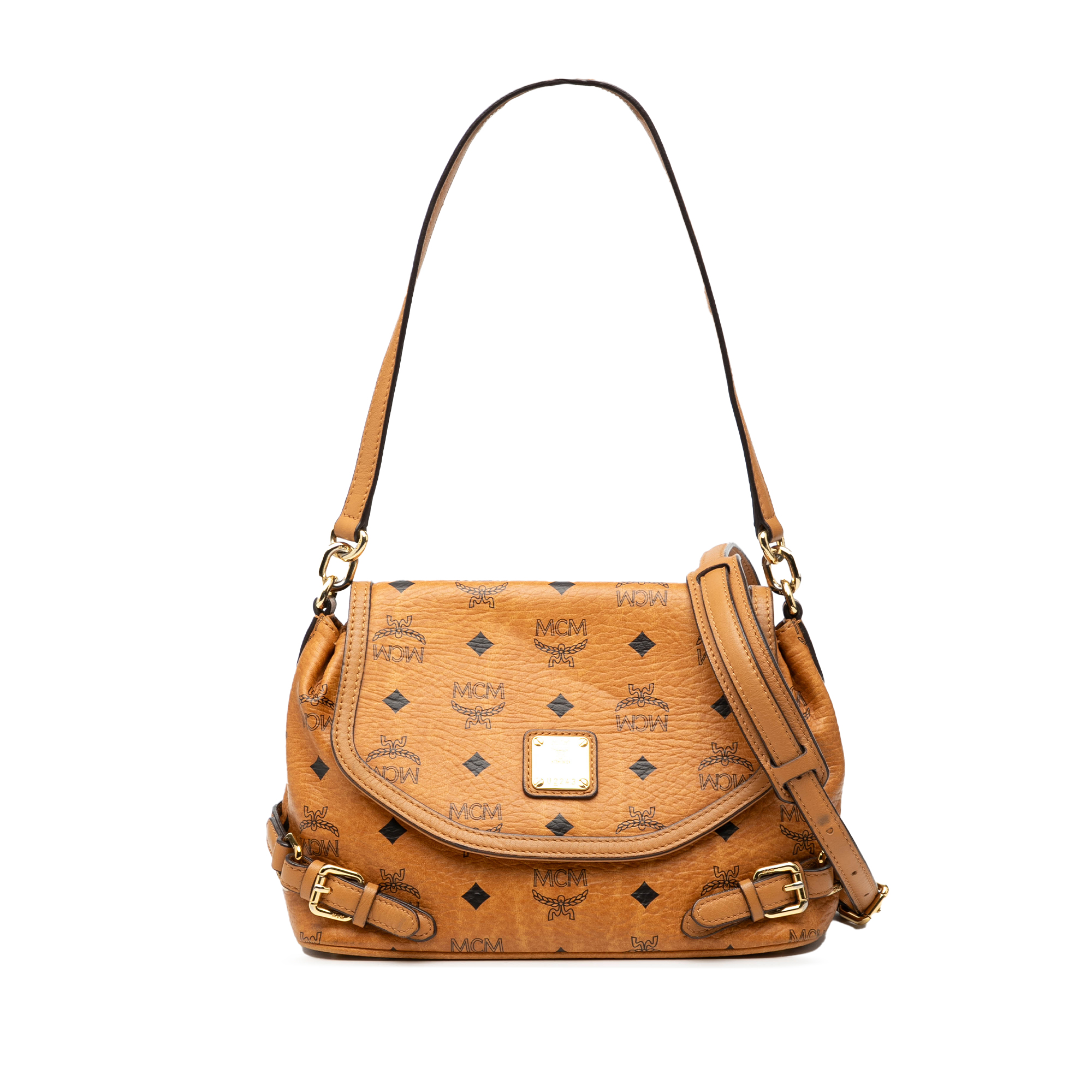 Pre-owned Printed Leather Satchel