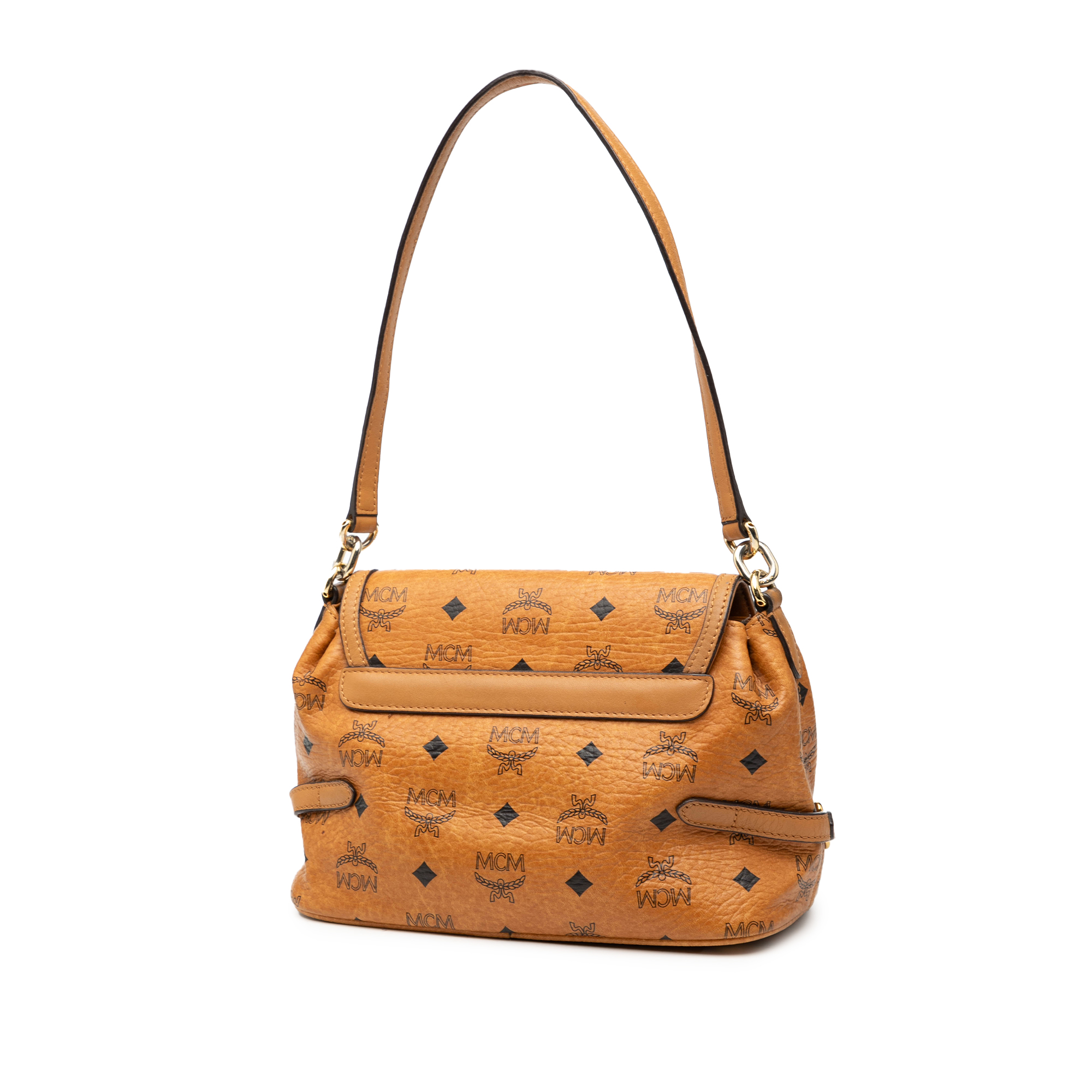 Pre-owned Printed Leather Satchel