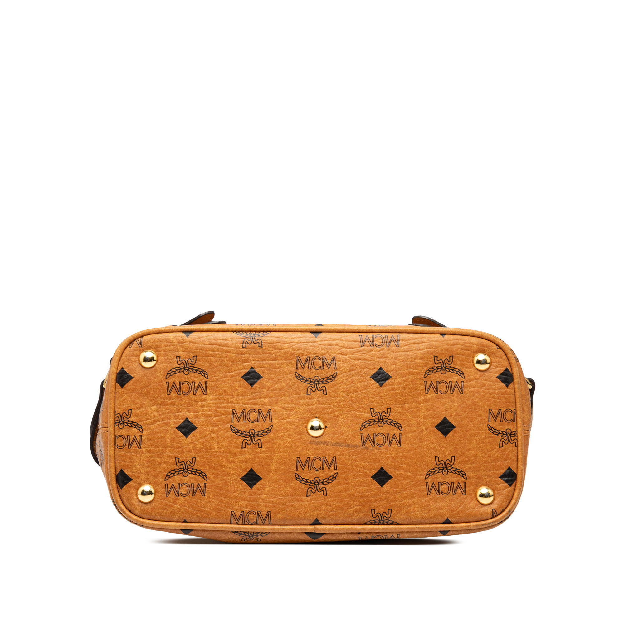 Pre-owned Printed Leather Satchel