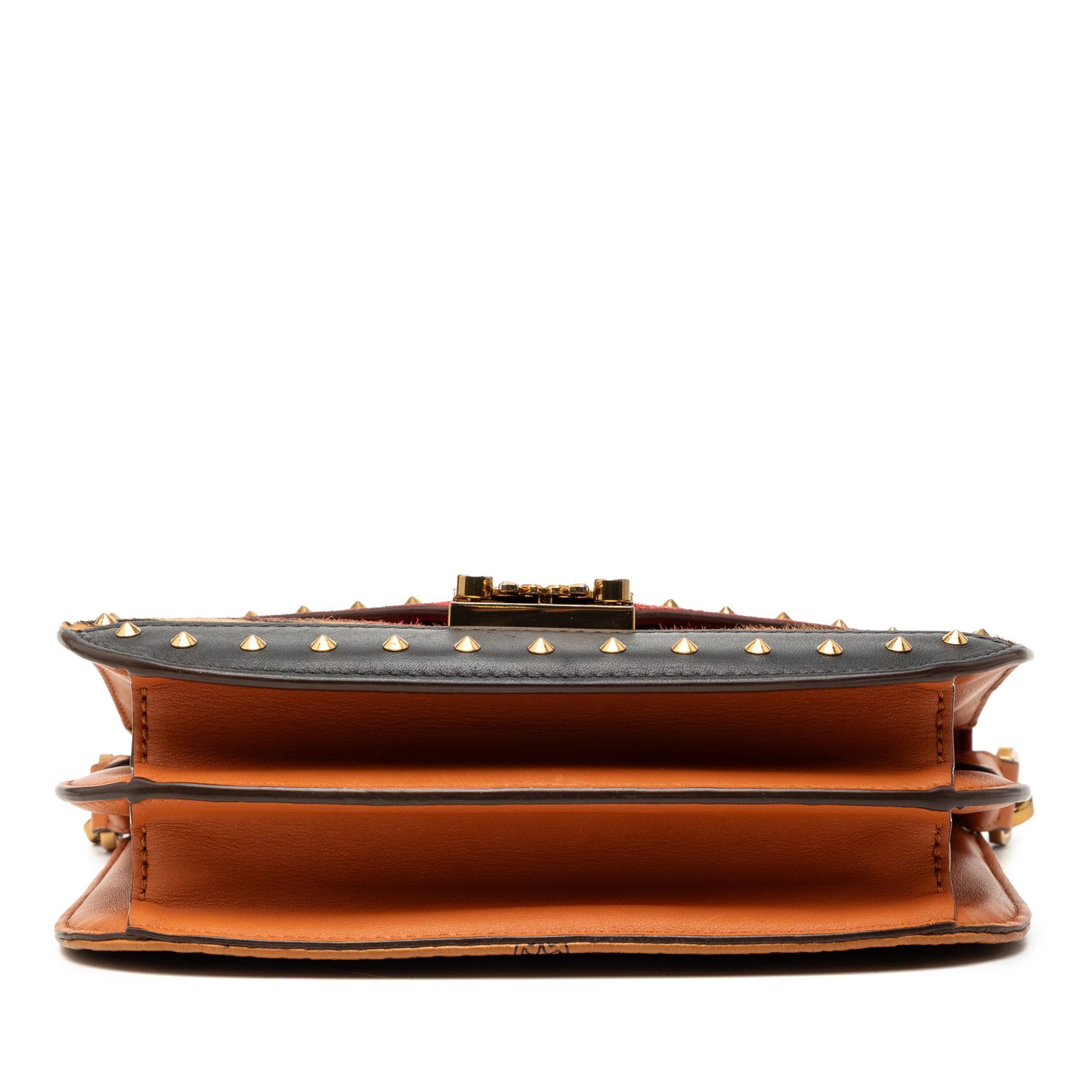 Pre-owned Studded Leather Crossbody Bag