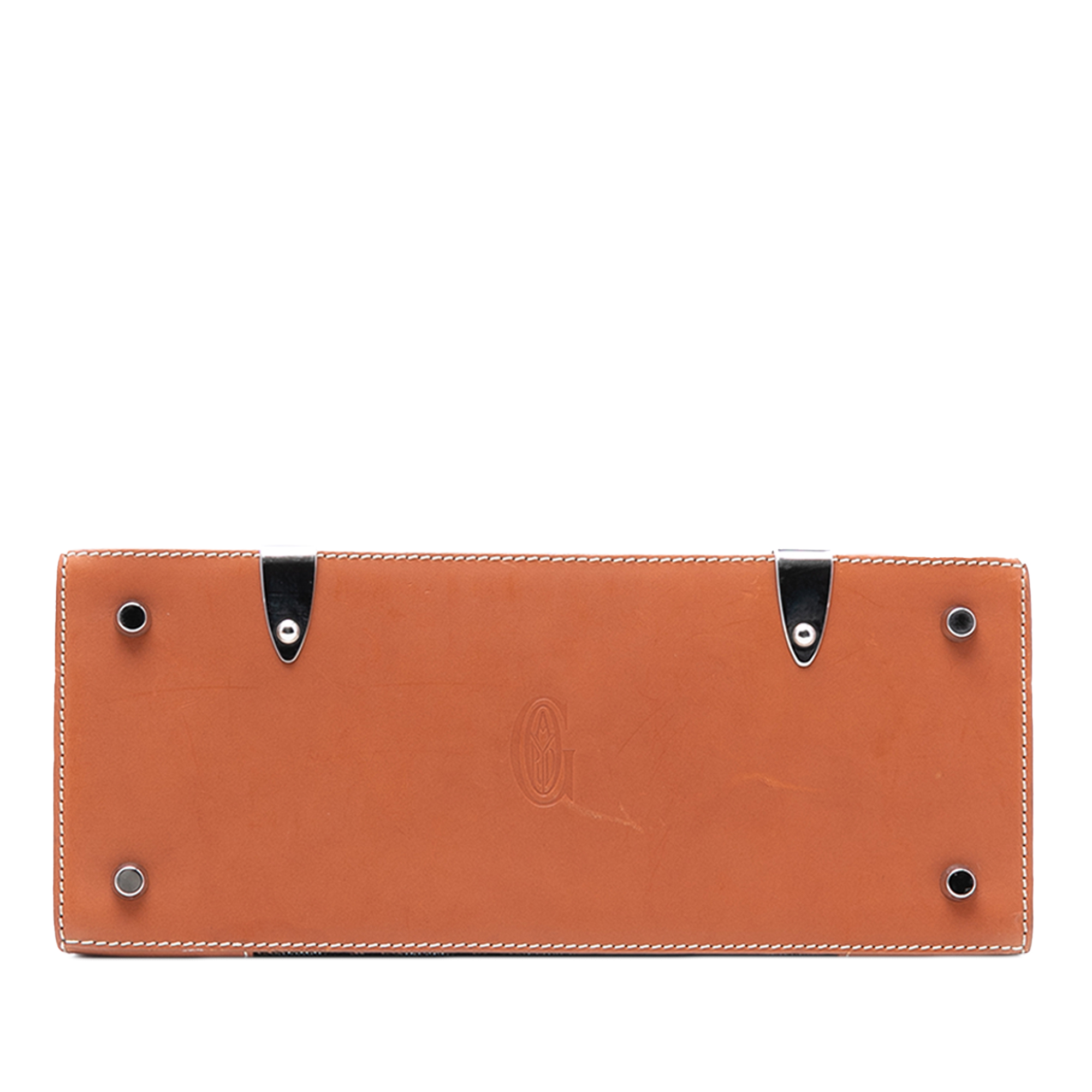 Pre-owned Top Handle Structured Bag