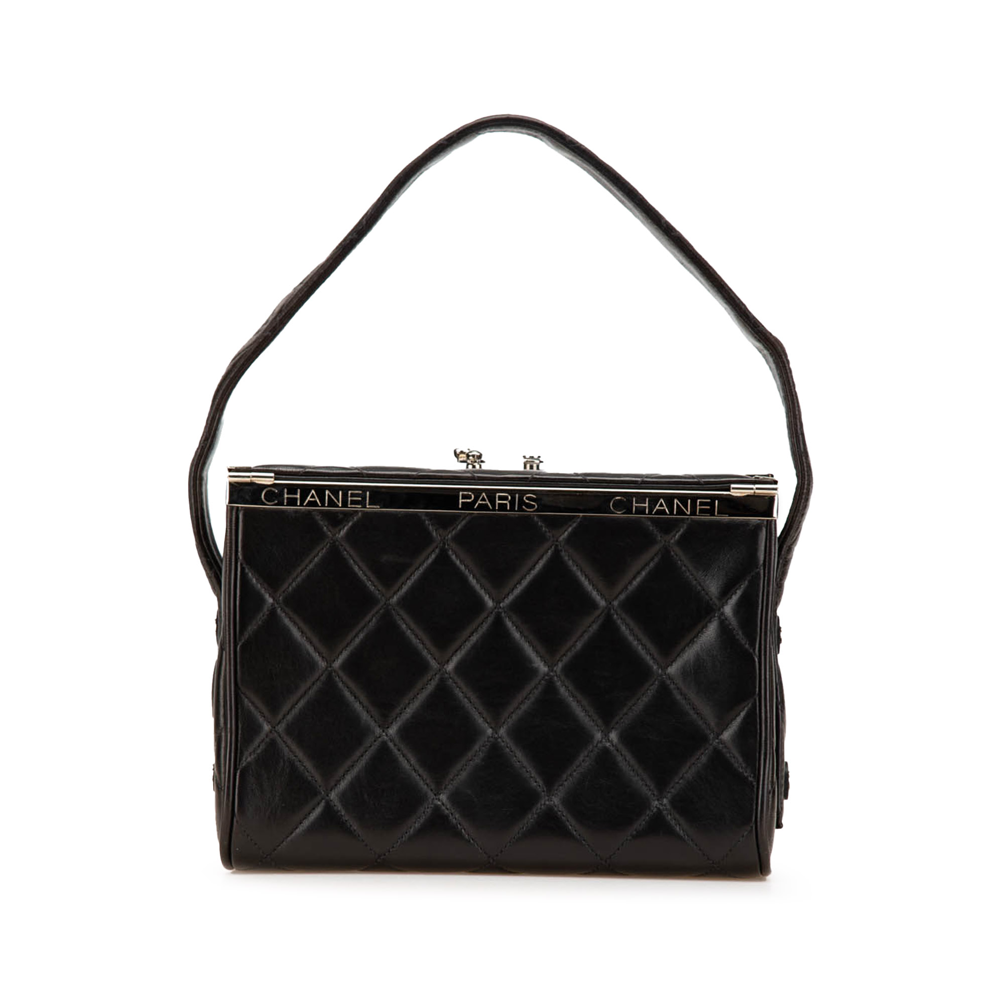 Vintage Quilted Leather Handbag