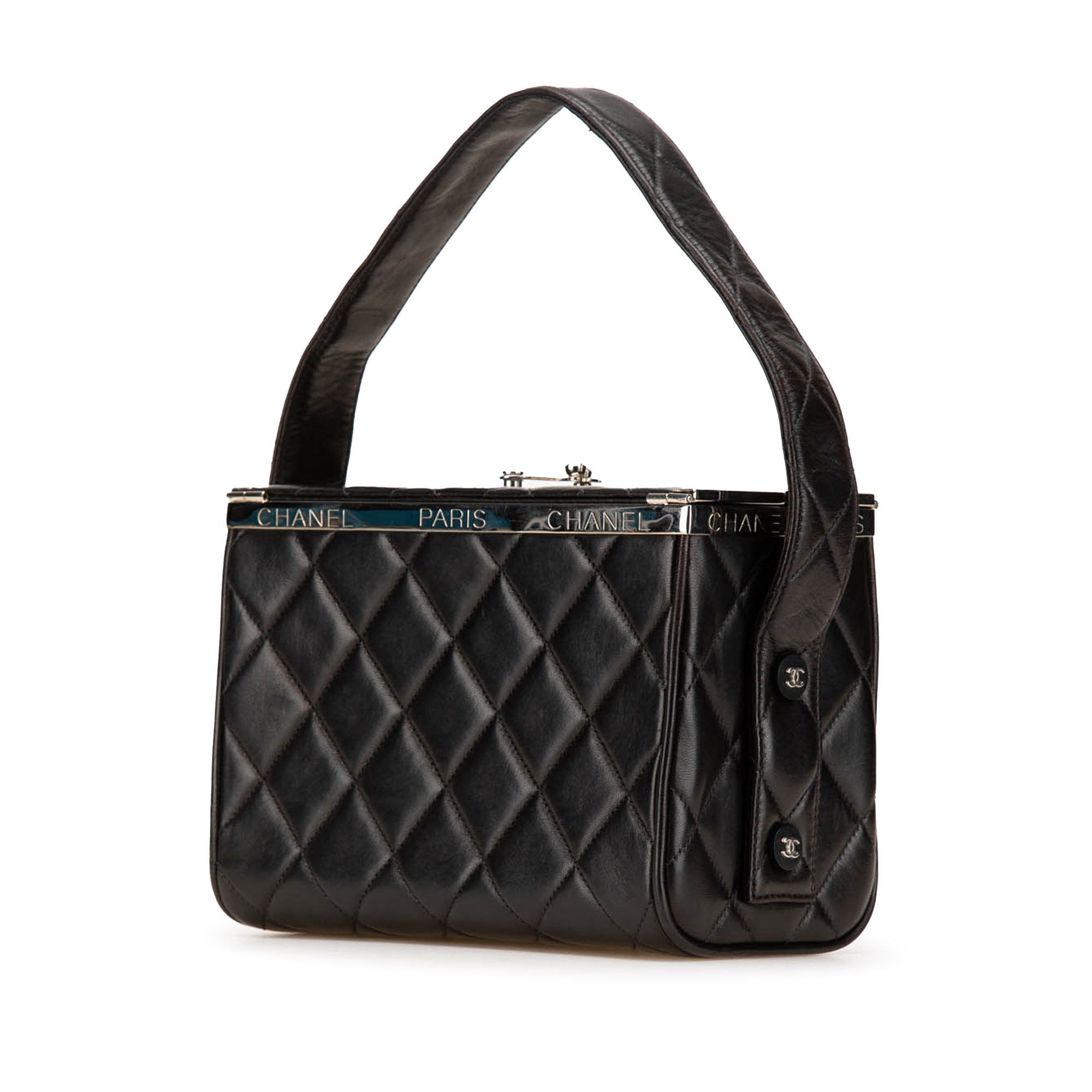 Vintage Quilted Leather Handbag