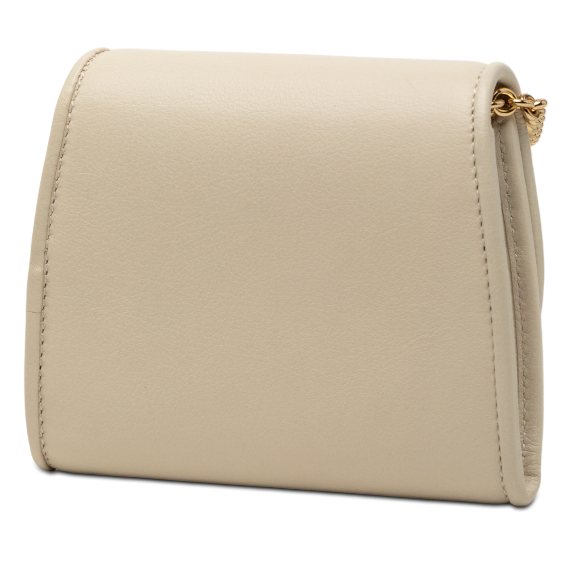 Pre-owned Chain Leather Shoulder Bag