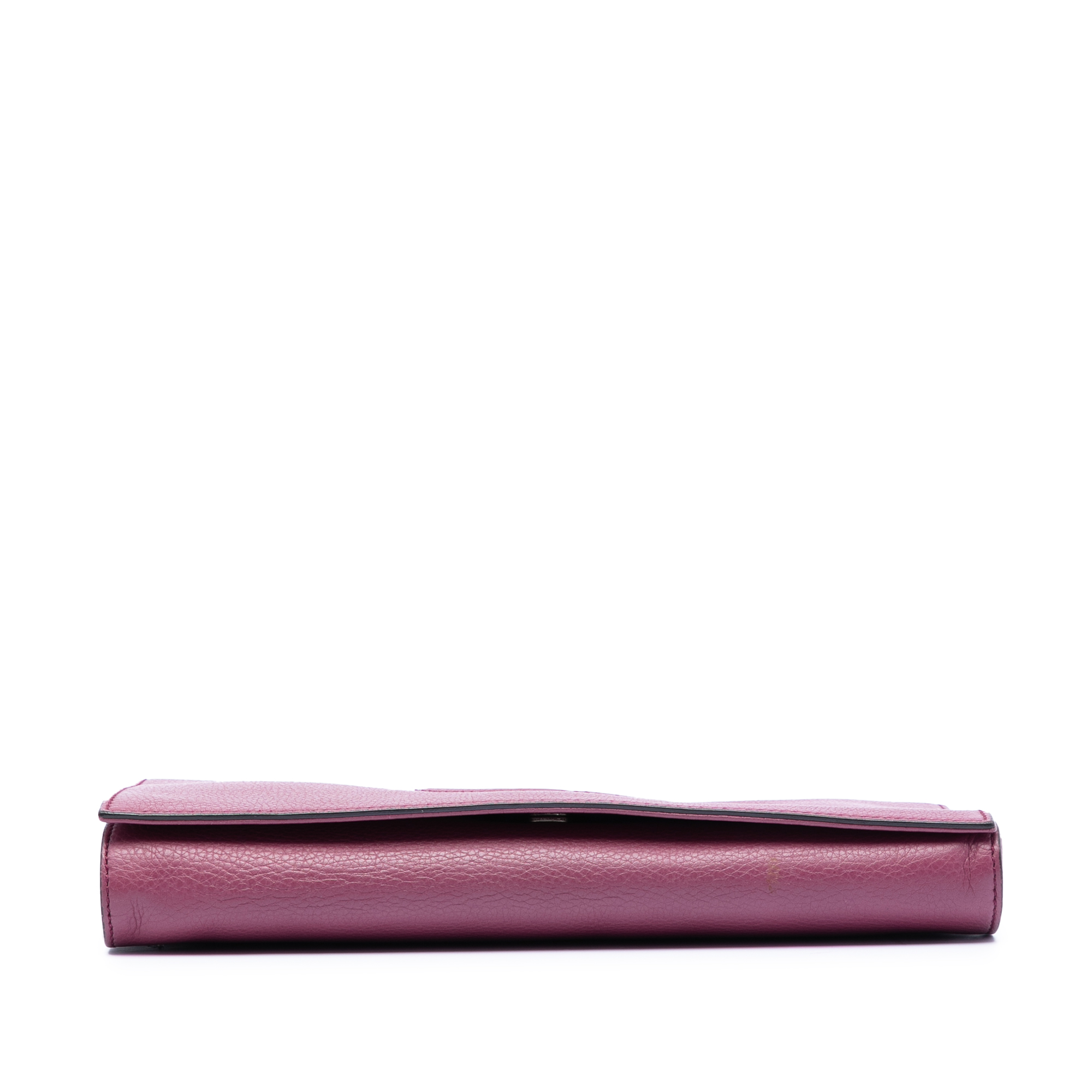 Pre-owned Leather Clutch with Tassel