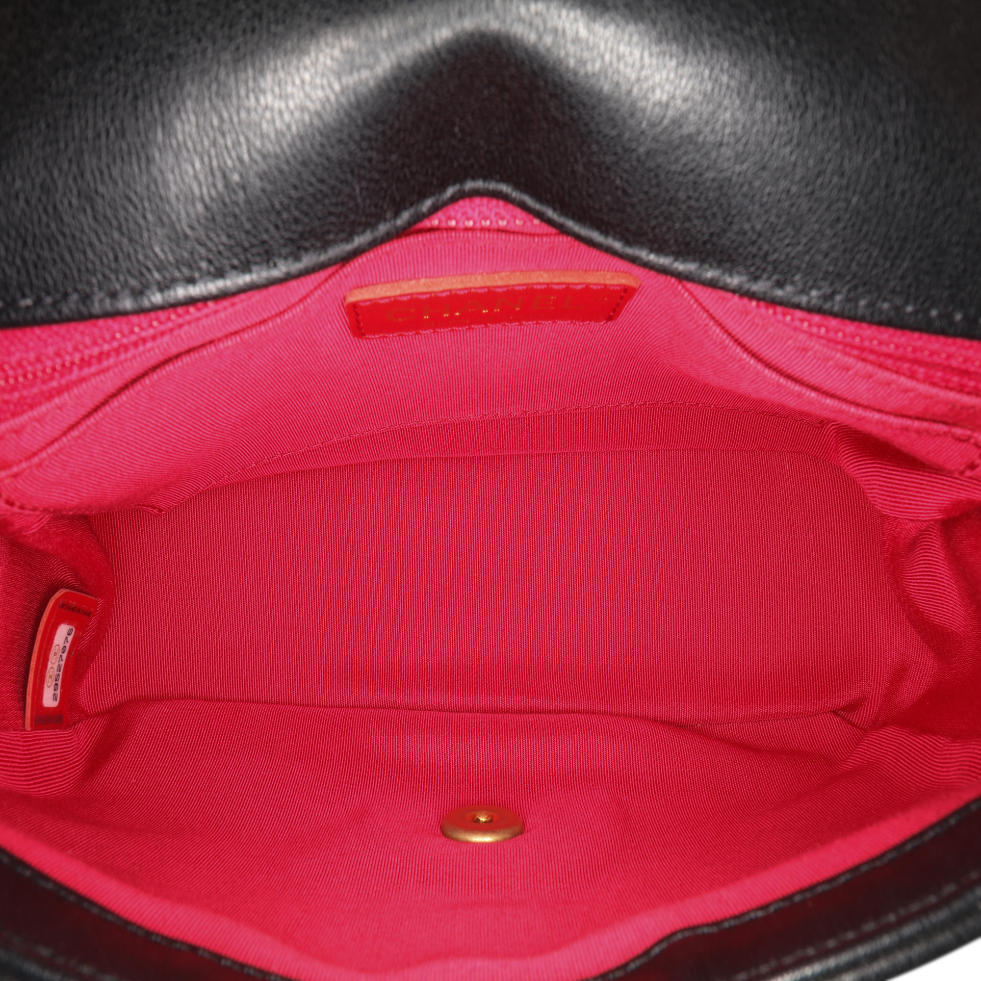 Chanel Quilted Lambskin Leather Chain Bag