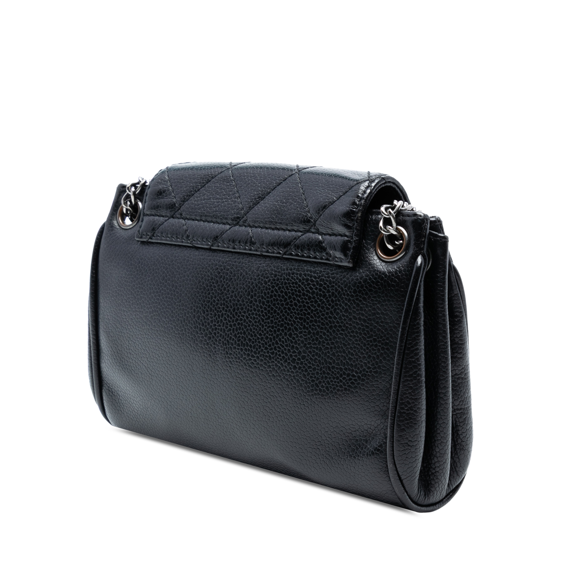 Pre-owned Quilted Flap Shoulder Bag