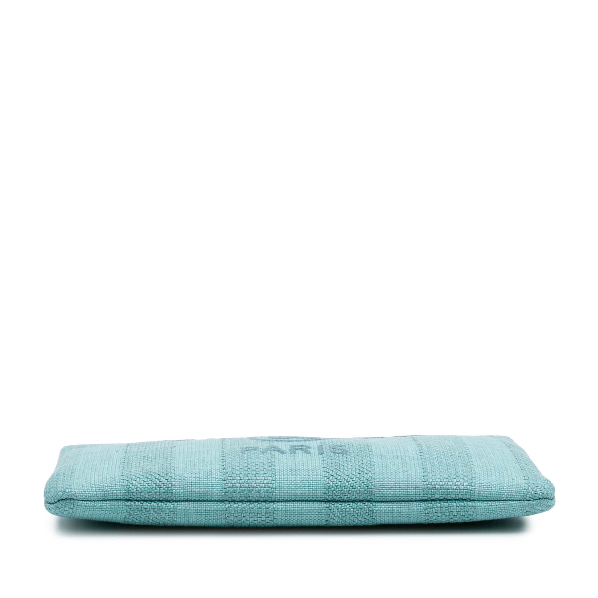 Pre-owned Striped Pouch