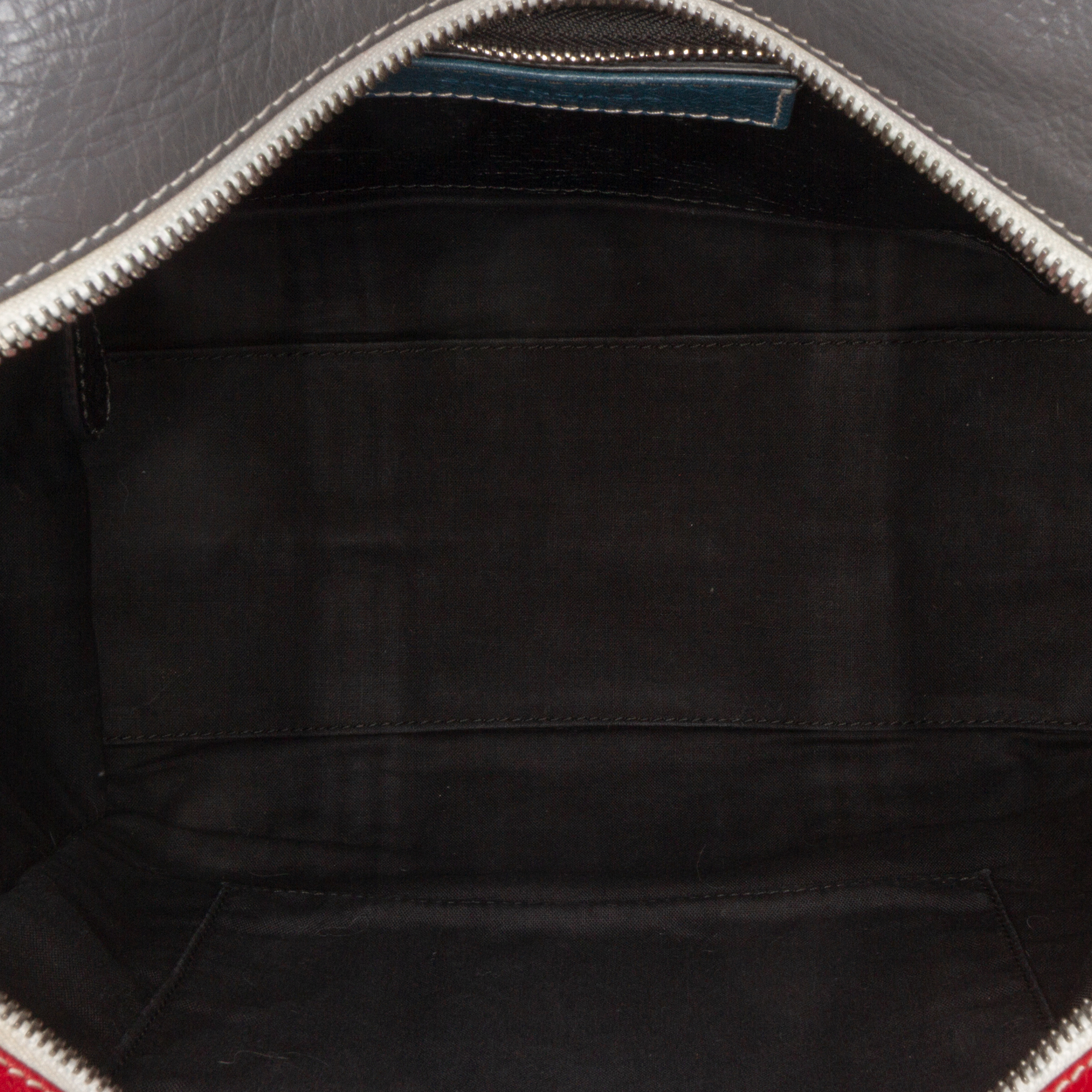 Pre-owned Leather Shopping Bag