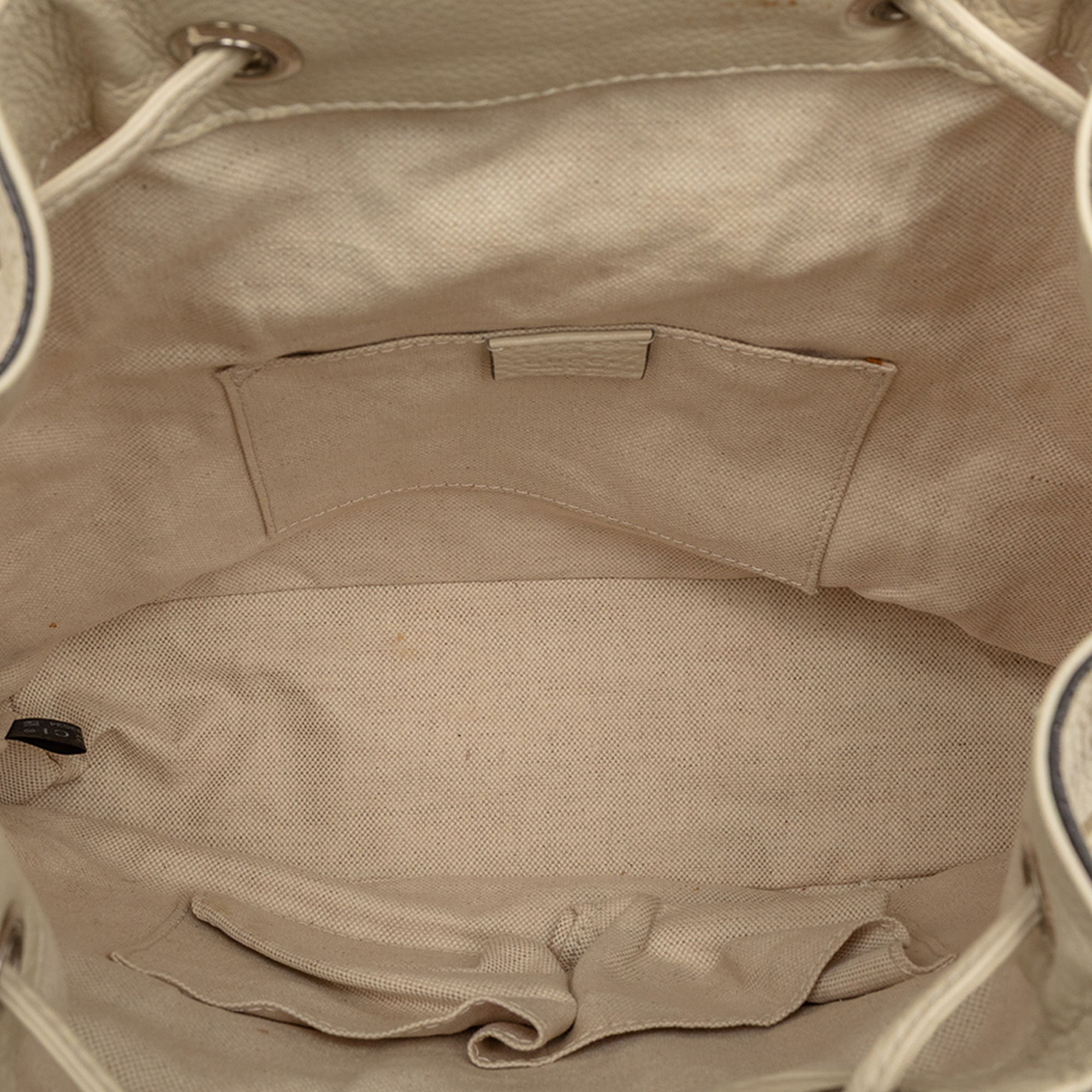 Pre-owned Leather Backpack