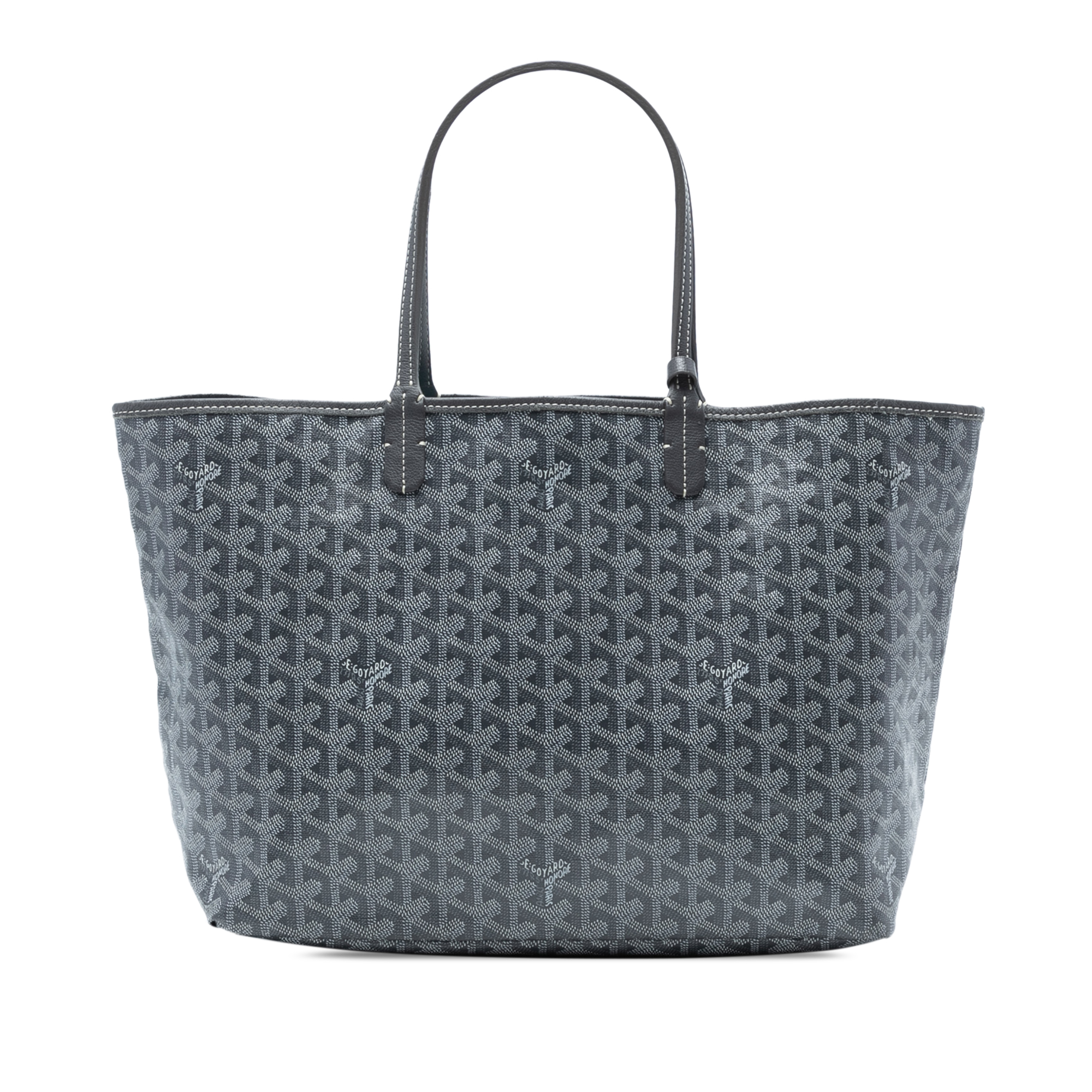 Pre-owned Printed Coated Canvas Tote