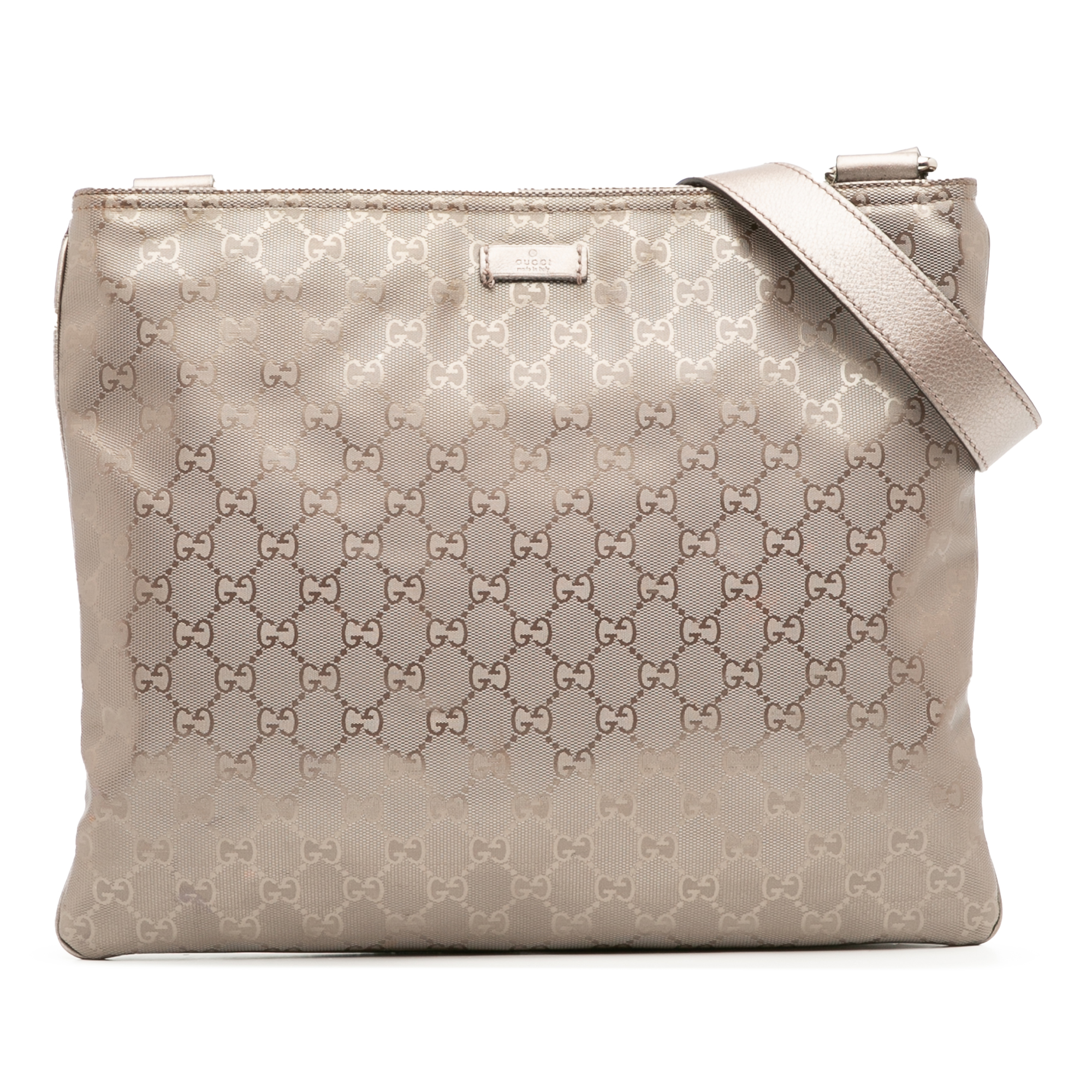 Pre-owned Canvas Flat Crossbody Bag