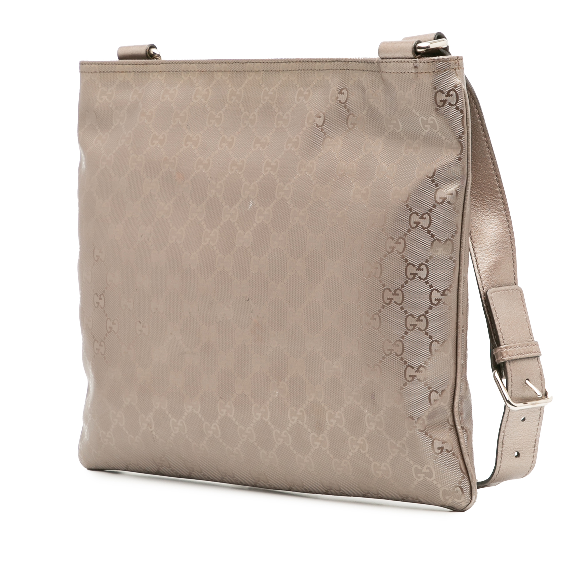 Pre-owned Canvas Flat Crossbody Bag