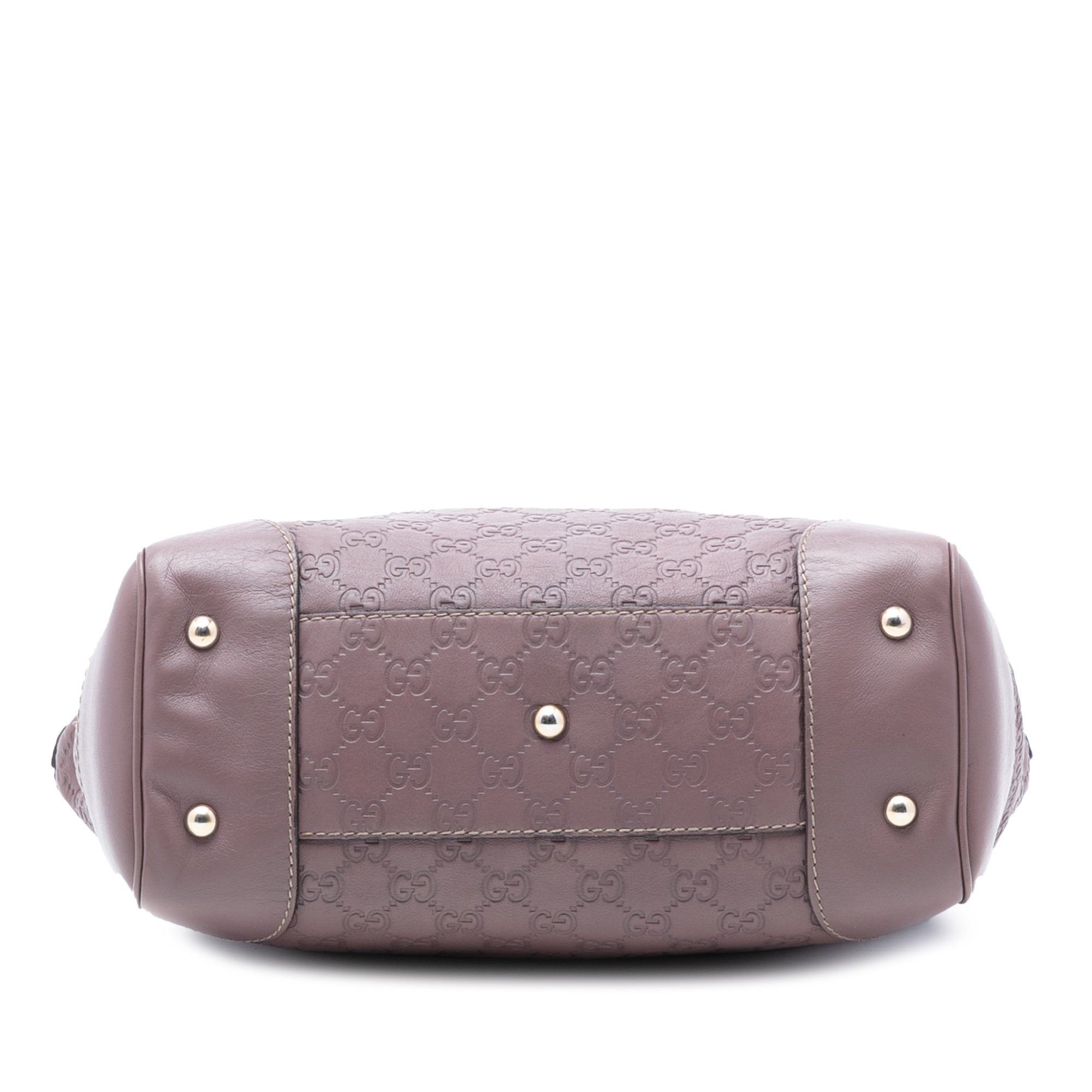 Pre-owned Embossed Leather Tote Bag