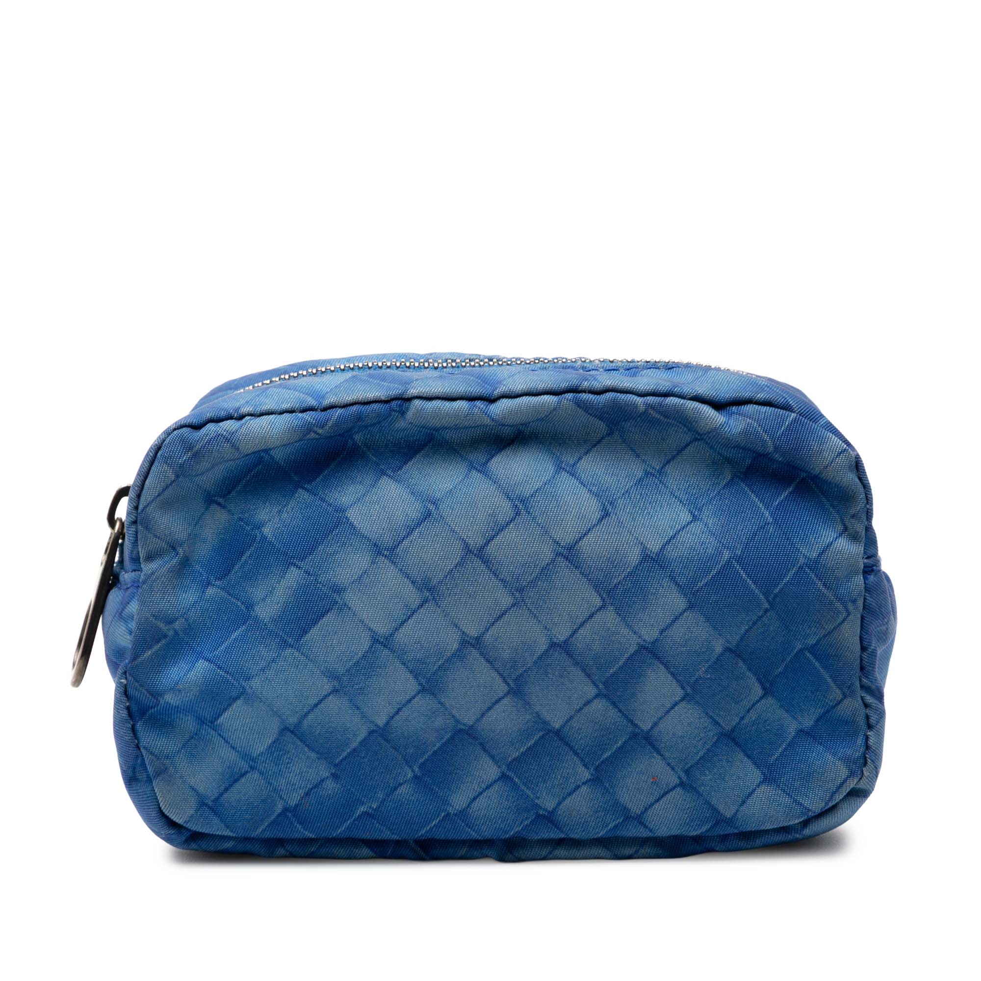 Pre-owned Woven Cosmetic Pouch