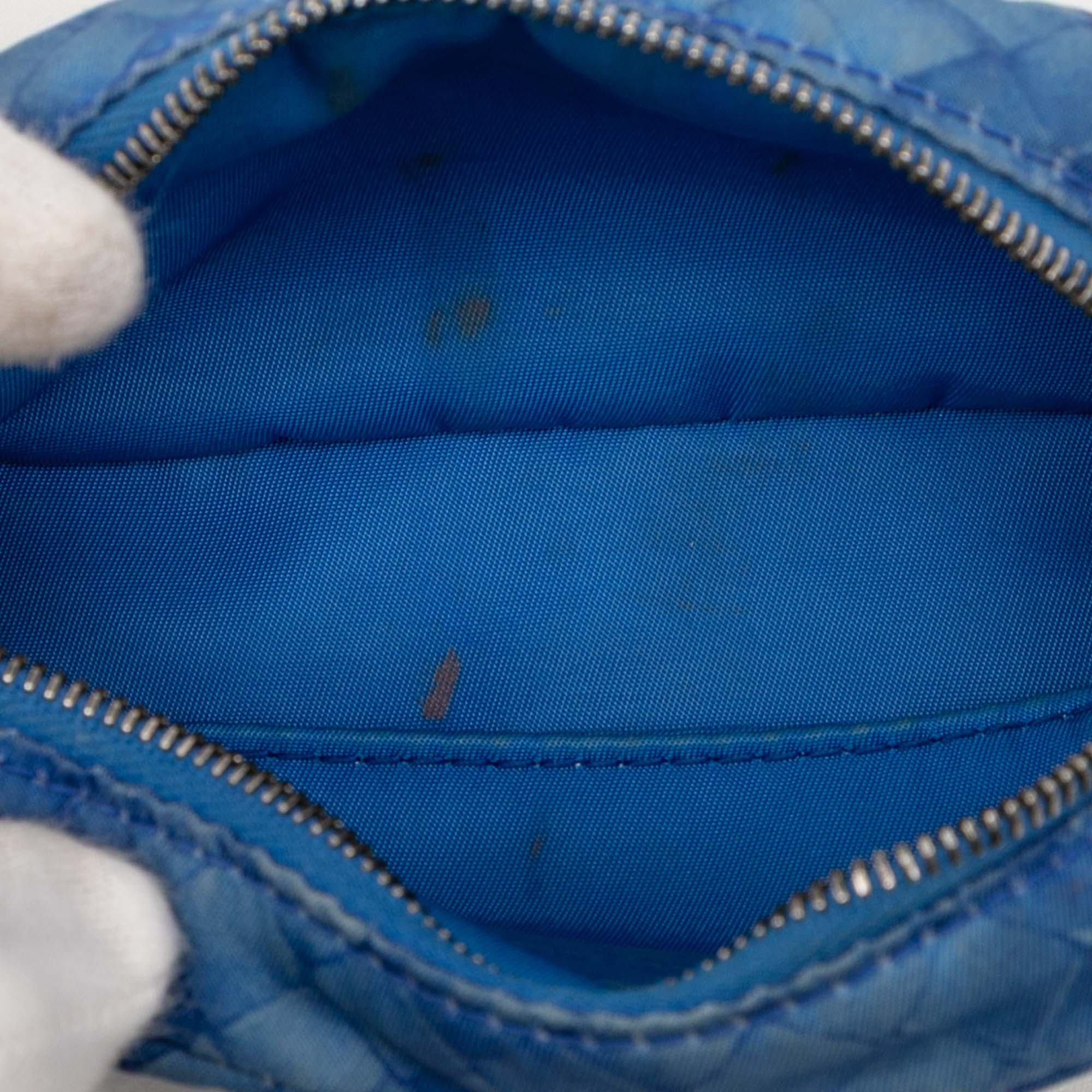 Pre-owned Woven Cosmetic Pouch