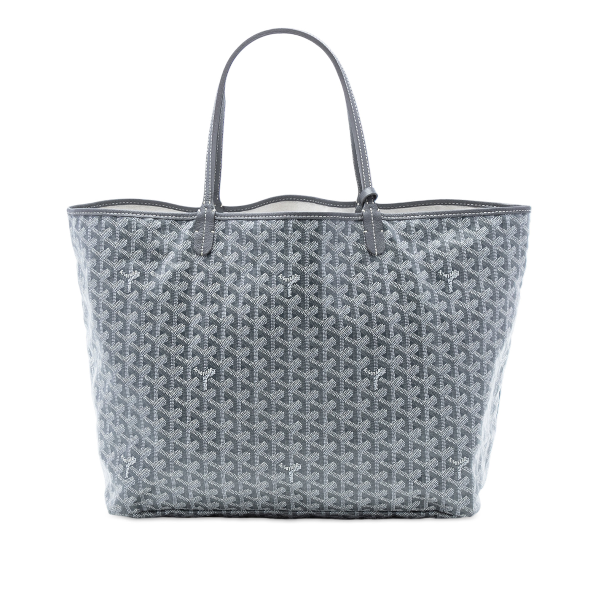 Pre-owned Printed Coated Canvas Tote