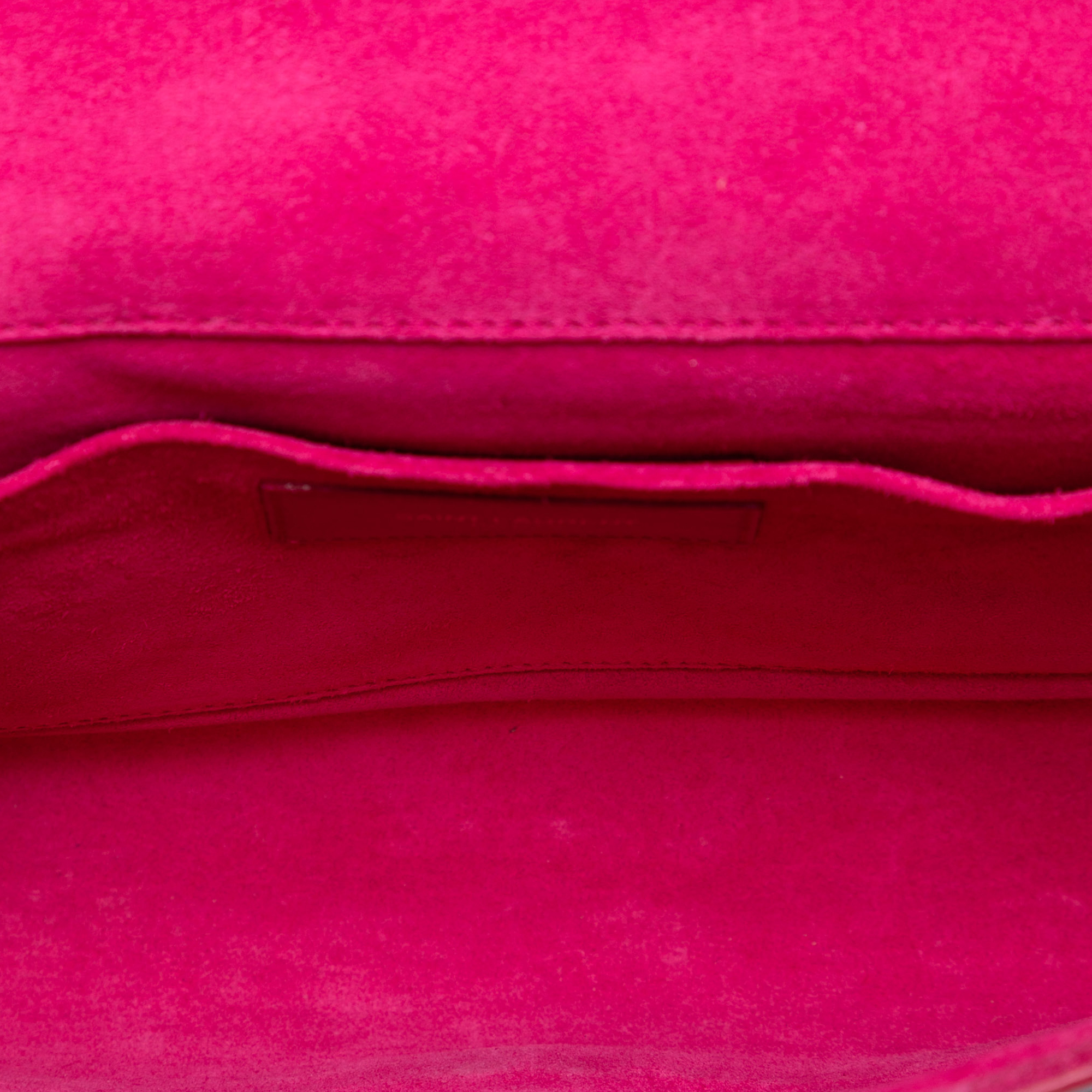 Pre-owned Leather Flap Clutch