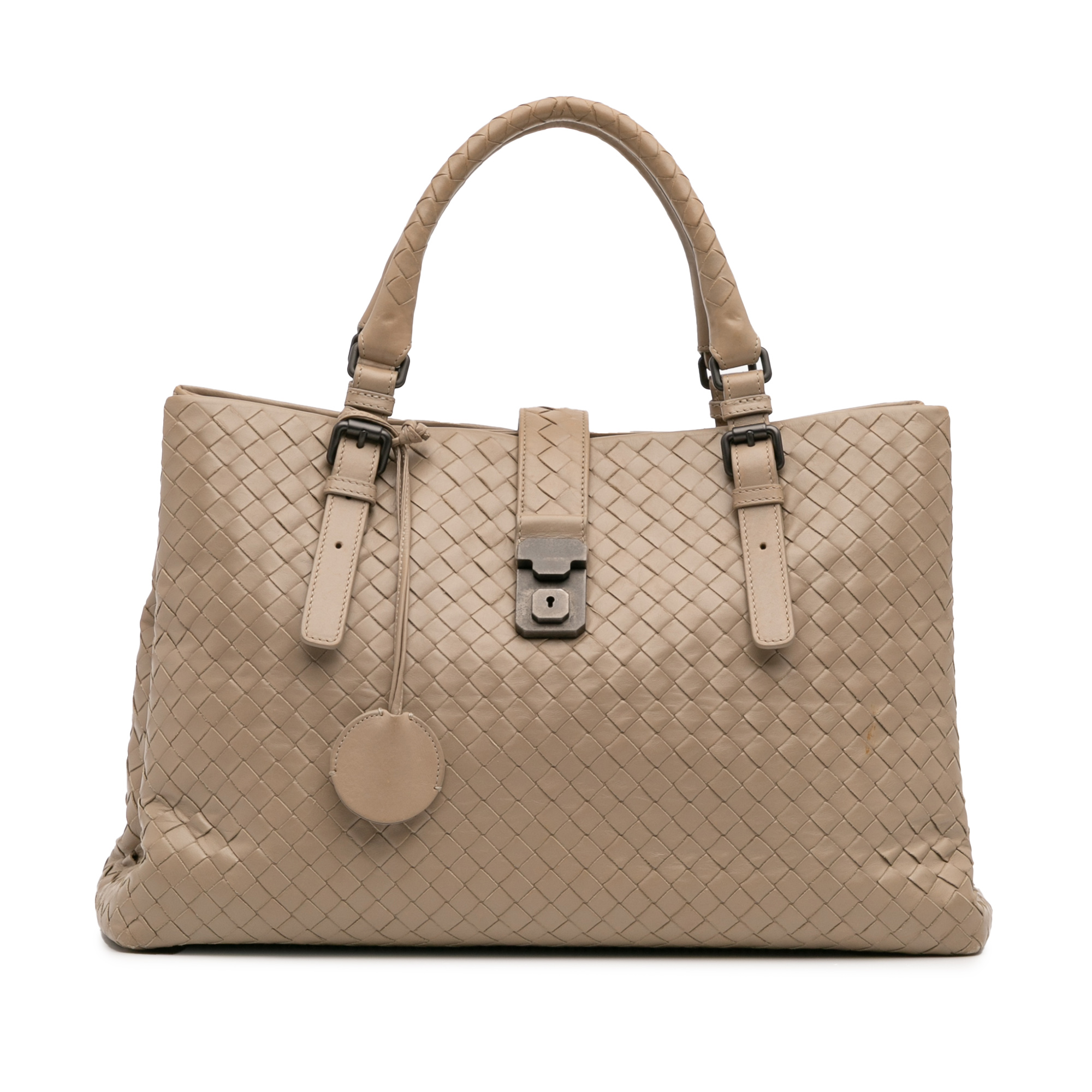 Woven Leather Tote