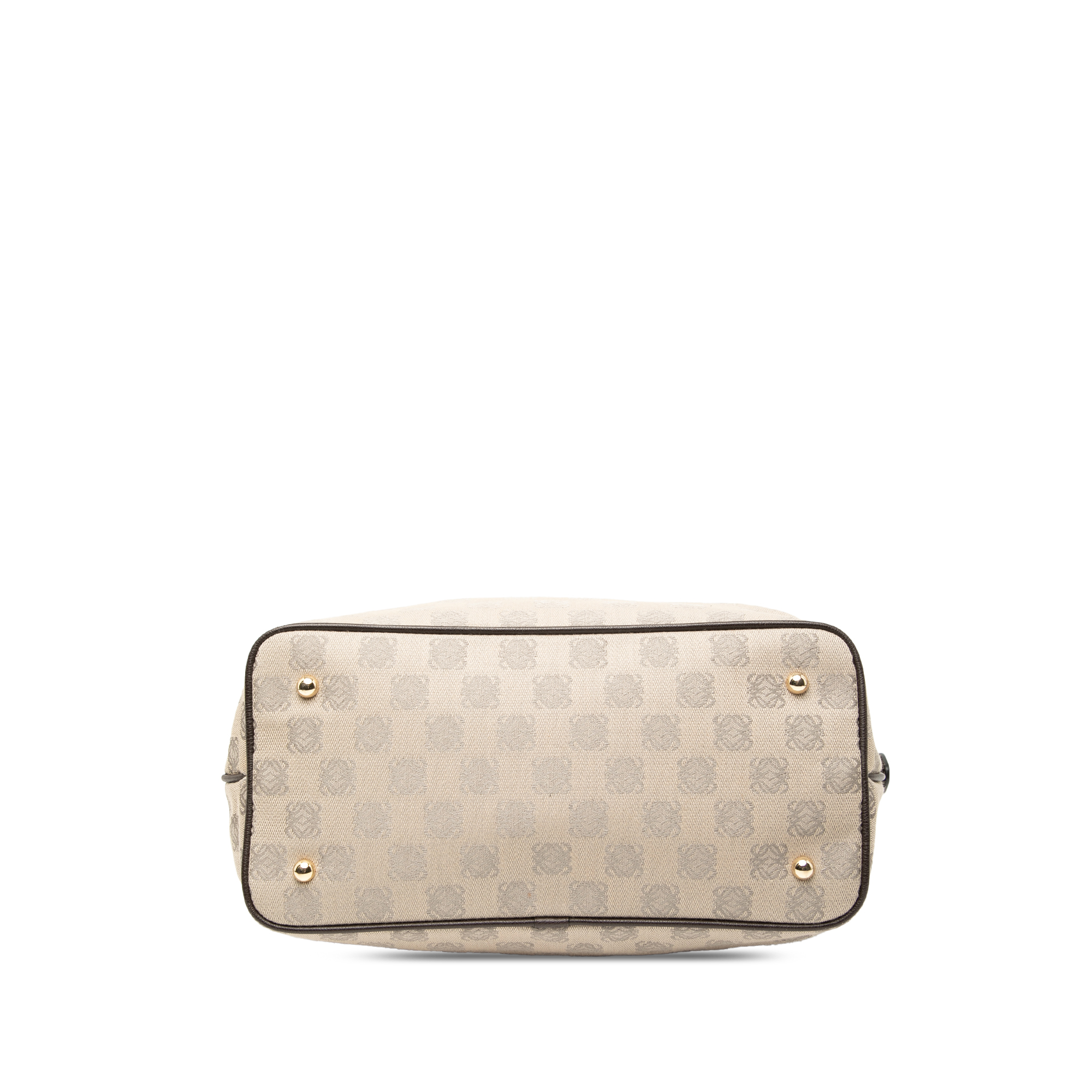 Pre-owned Structured Handle Tote Bag