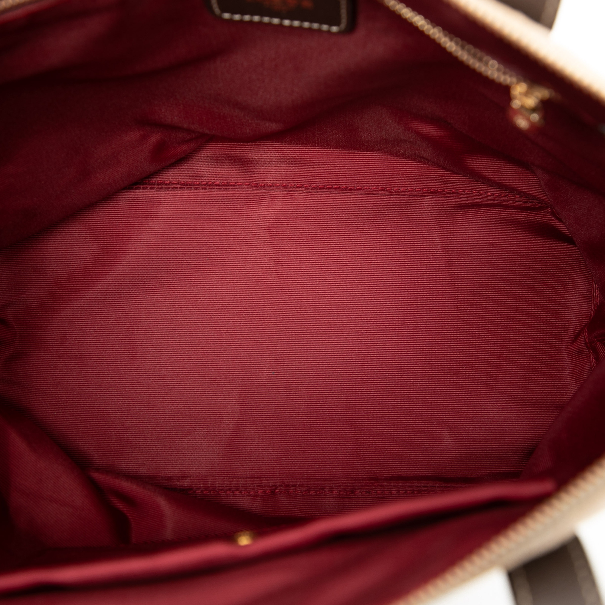Pre-owned Structured Handle Tote Bag