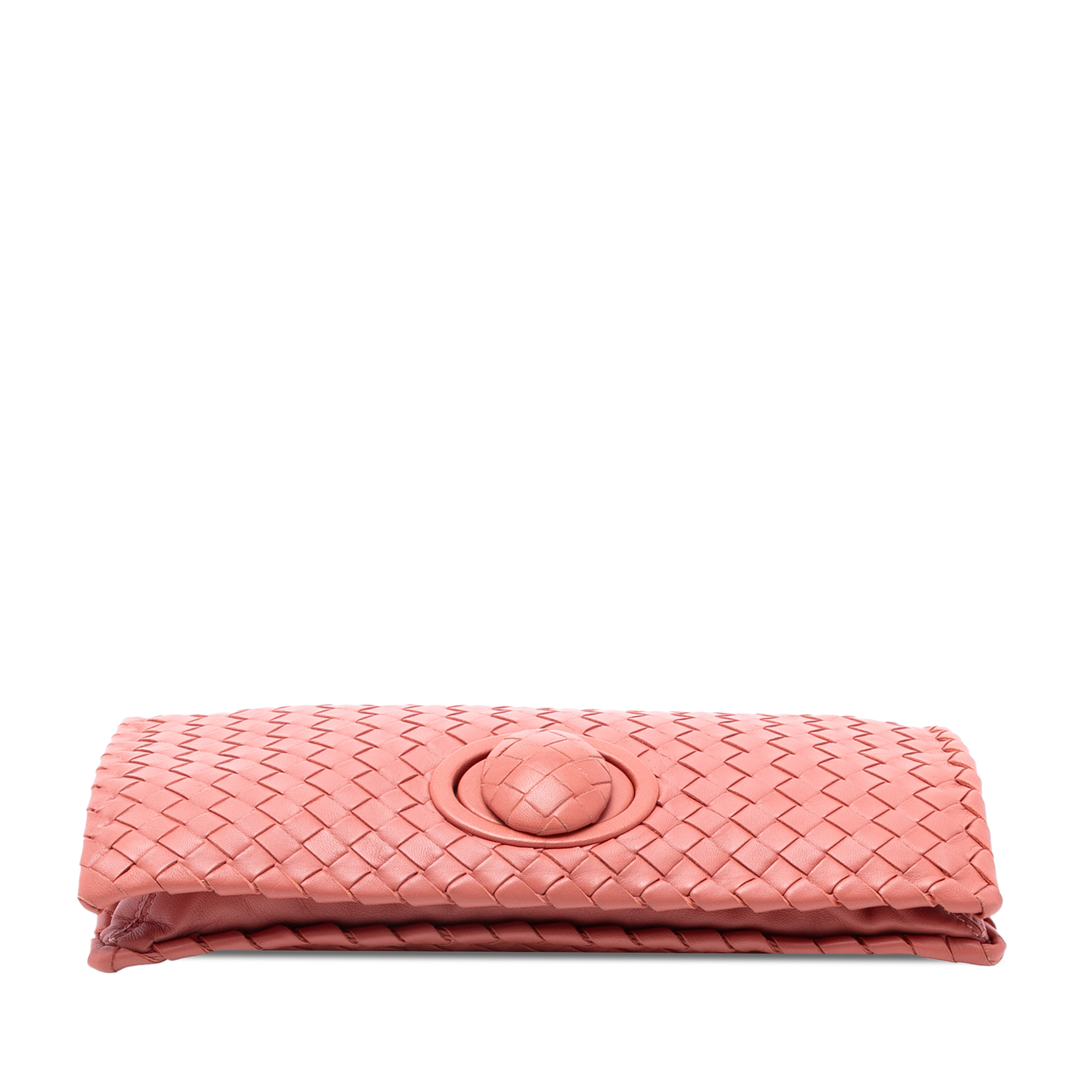 Pre-owned Woven Leather Clutch
