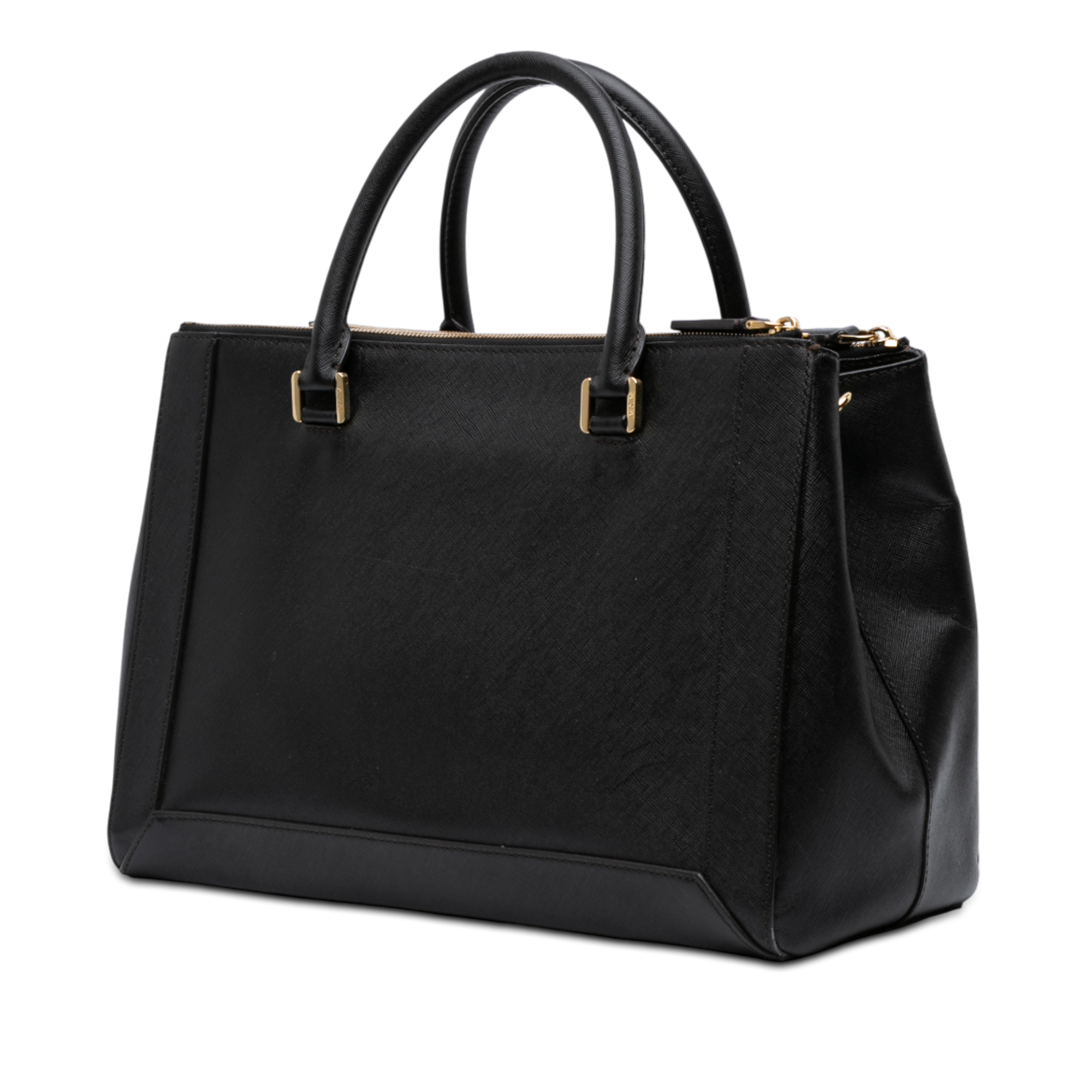 Pre-owned Structured Leather Satchel