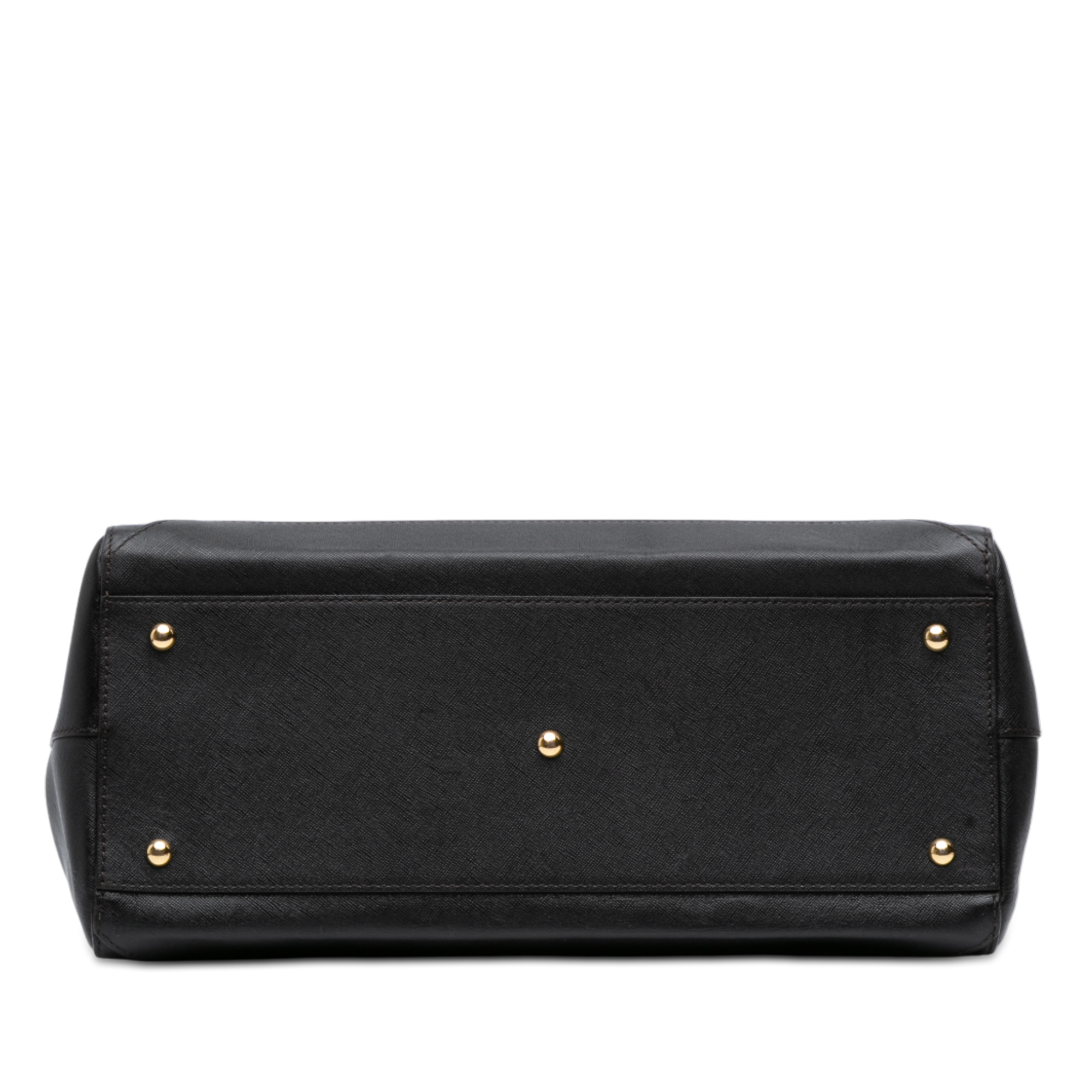Pre-owned Structured Leather Satchel