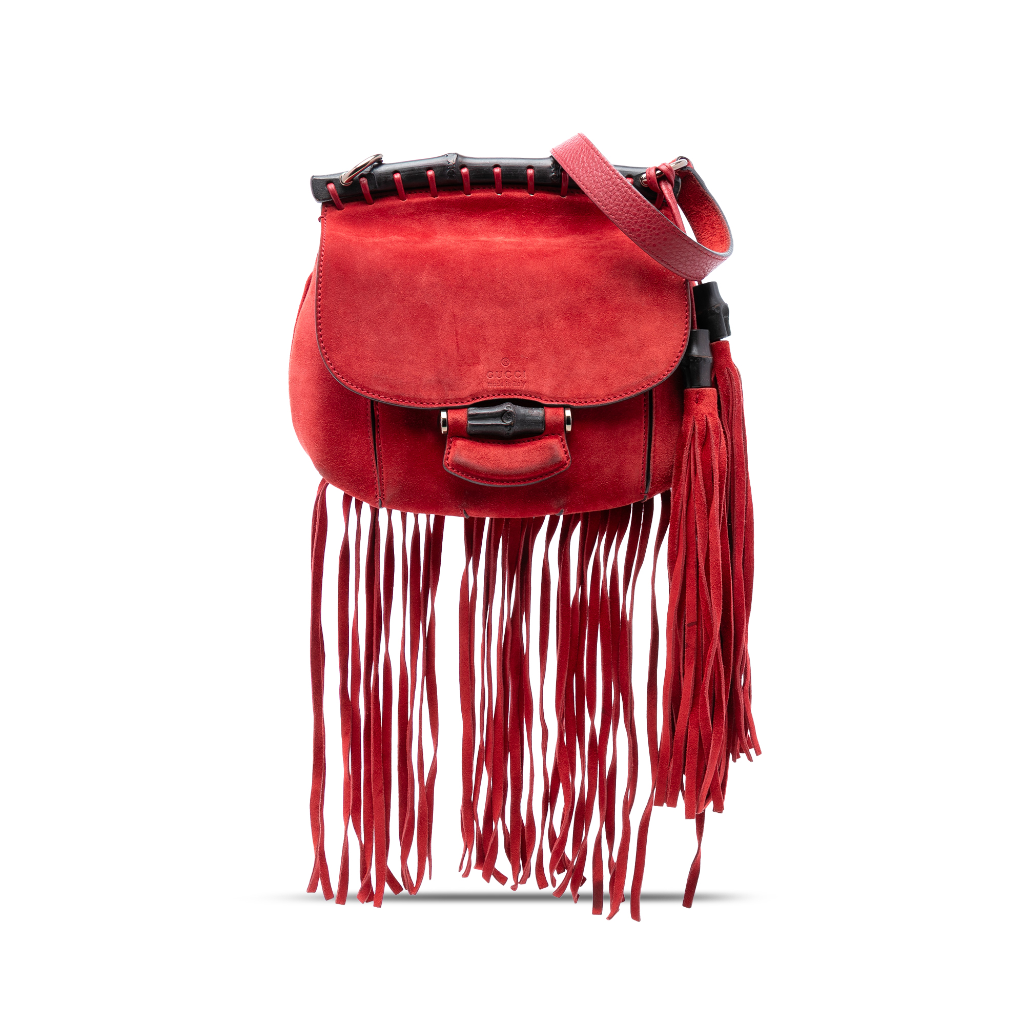 Pre-owned Bamboo Handle Shoulder Bag